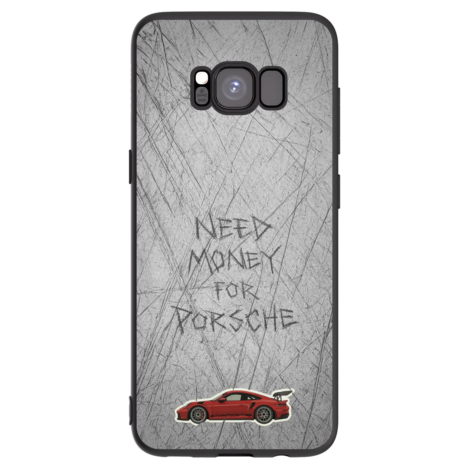 Picasee silikonowe czarne etui na Samsung Galaxy S8 G950F - Garage Scratch