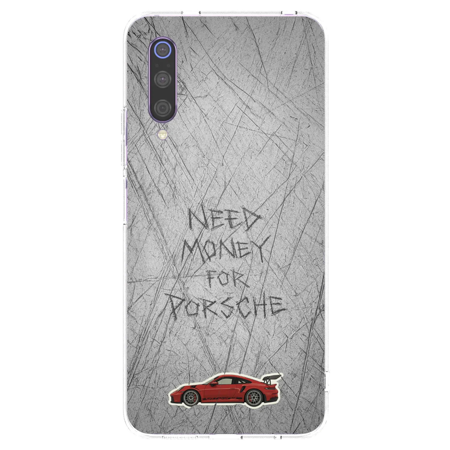 Picasee silikonowe przeźroczyste etui na Xiaomi Mi 9 - Garage Scratch