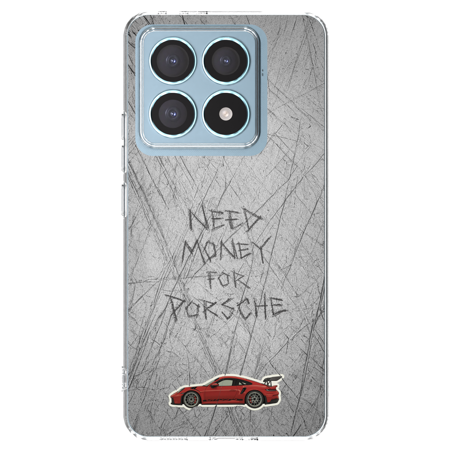 Picasee silikonowe przeźroczyste etui na Xiaomi 14T Pro - Garage Scratch