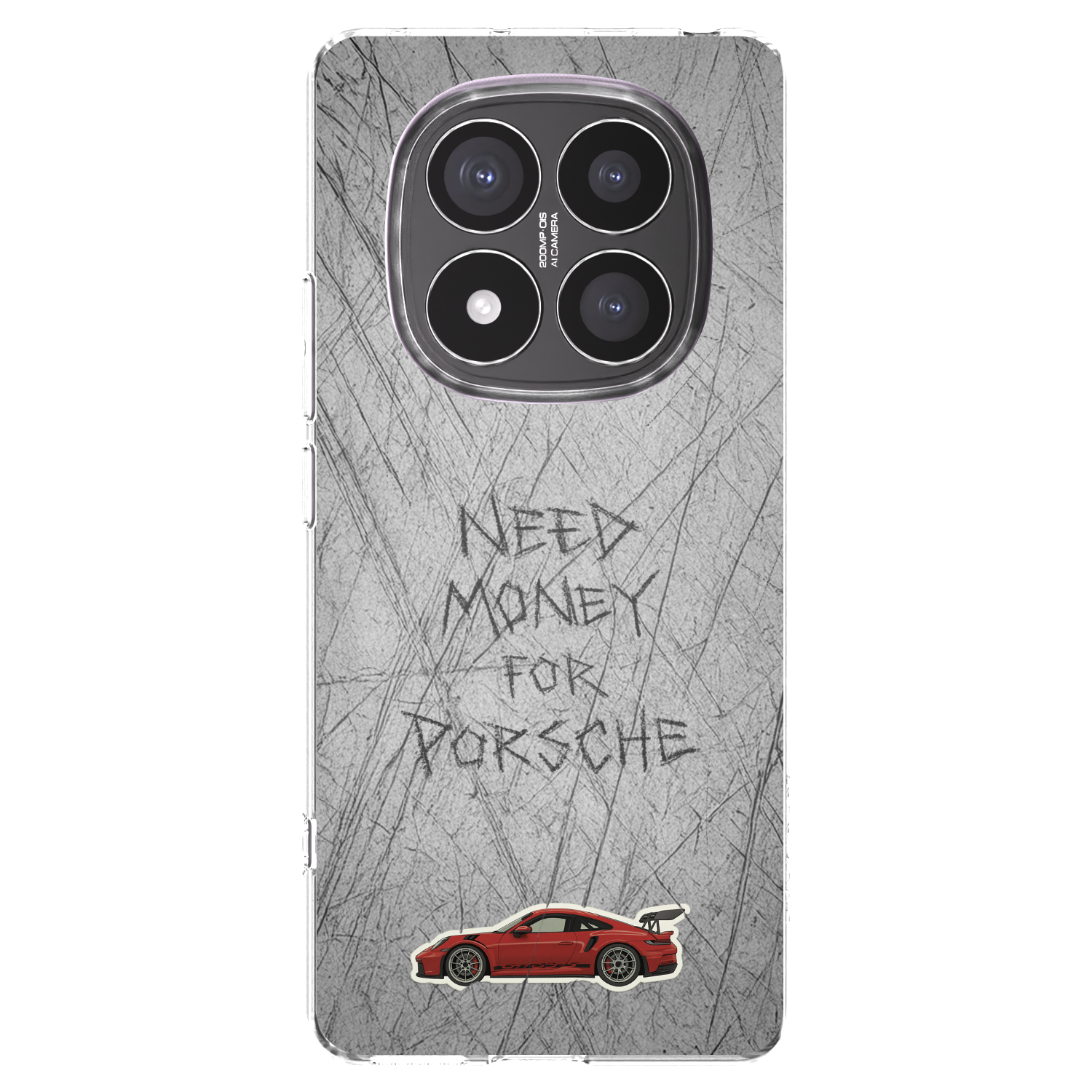 Picasee silikonowe przeźroczyste etui na Xiaomi Redmi Note 14 Pro+ 5G - Garage Scratch