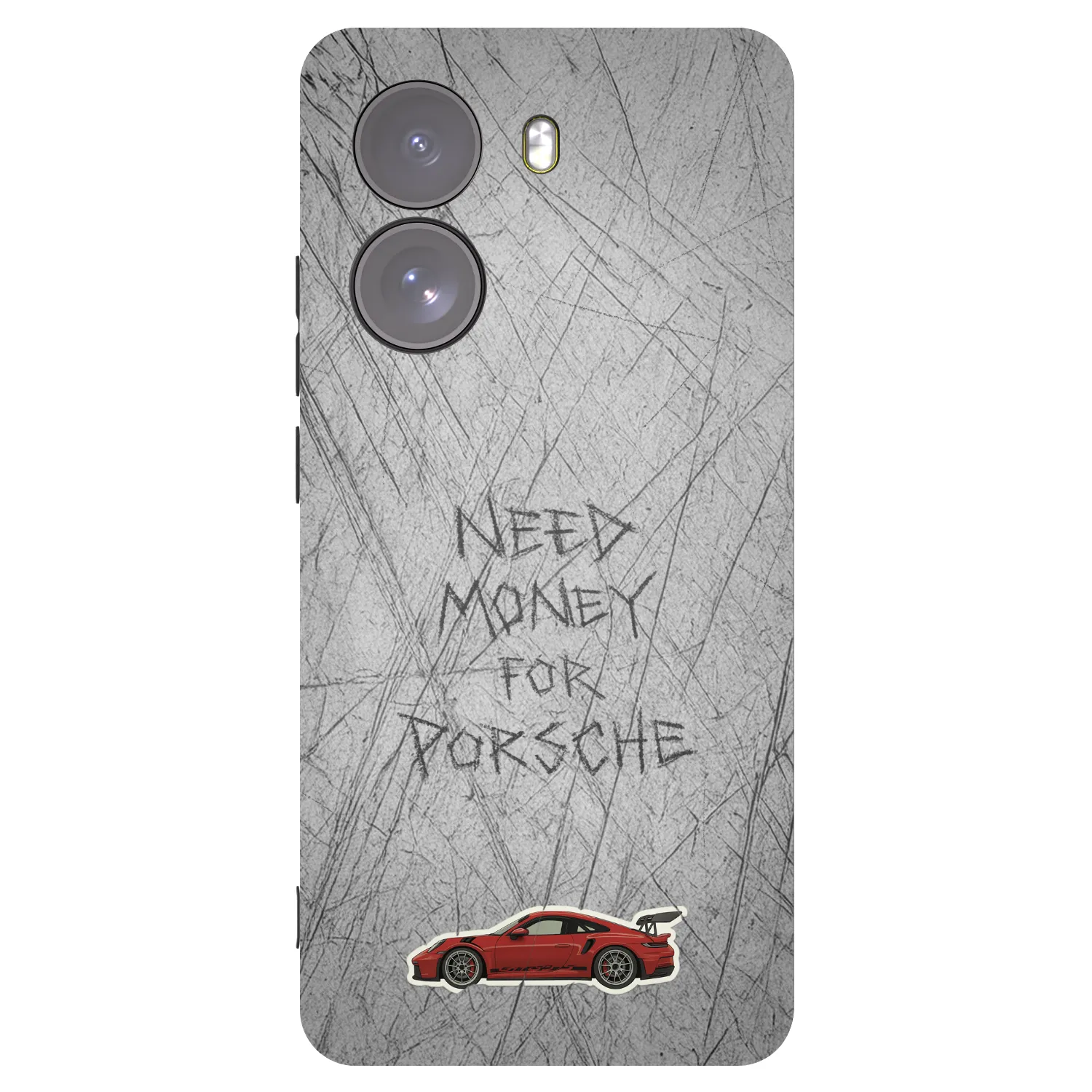 Picasee silikonowe czarne etui na Xiaomi Poco X7 - Garage Scratch