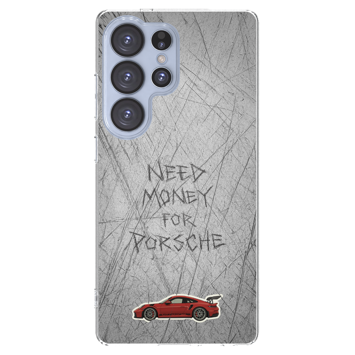 Picasee silikonowe przeźroczyste etui na Samsung Galaxy S25 Ultra 5G - Garage Scratch