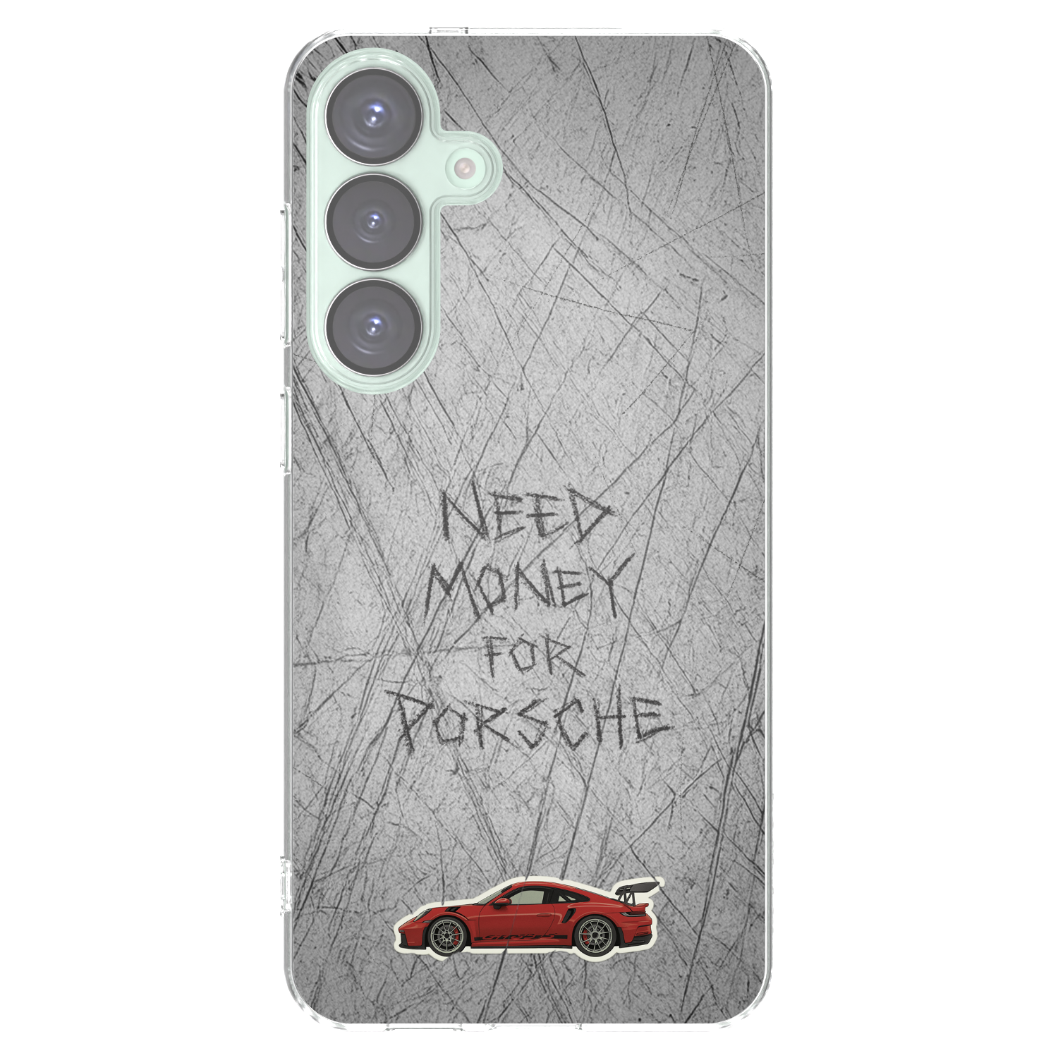 Picasee silikonowe przeźroczyste etui na Samsung Galaxy S25+ 5G - Garage Scratch