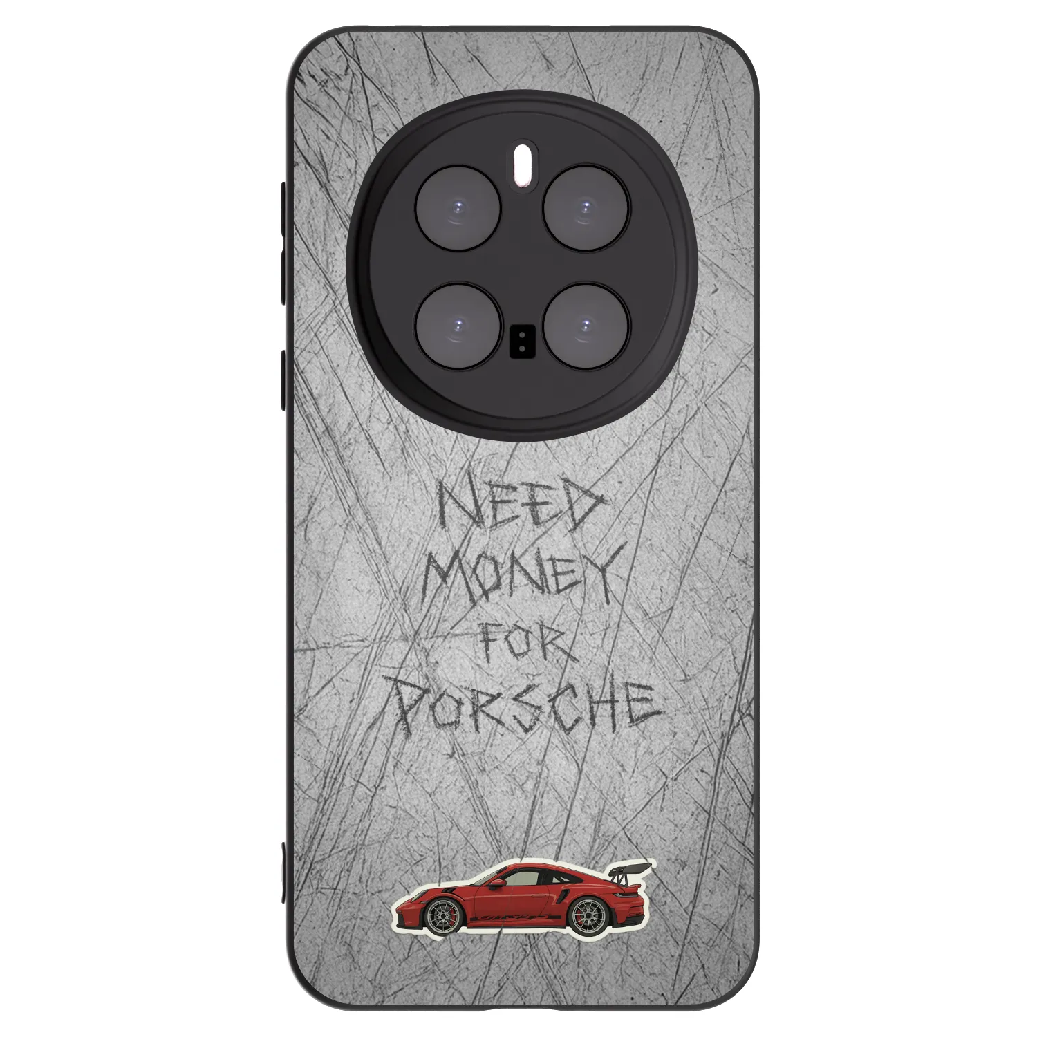 Picasee silikonowe czarne etui na Honor Magic7 Pro 5G - Garage Scratch