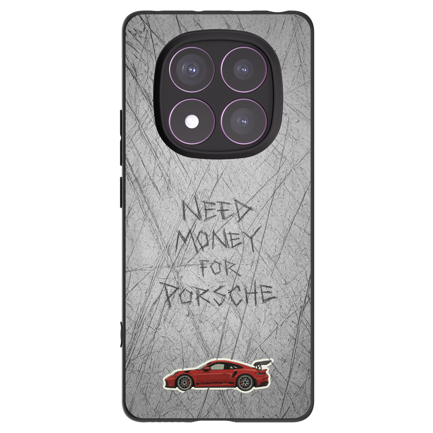 Picasee silikonowe czarne etui na Xiaomi Redmi Note 14 Pro 4G - Garage Scratch