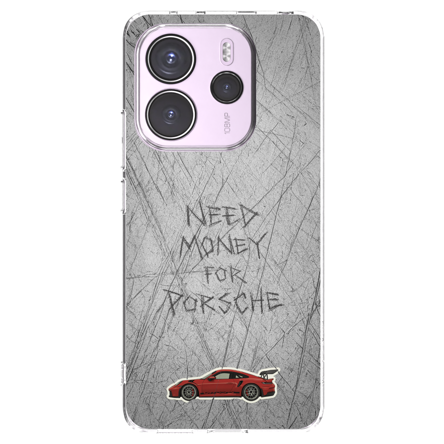 Picasee silikonowe przeźroczyste etui na Xiaomi Redmi Note 14 4G - Garage Scratch