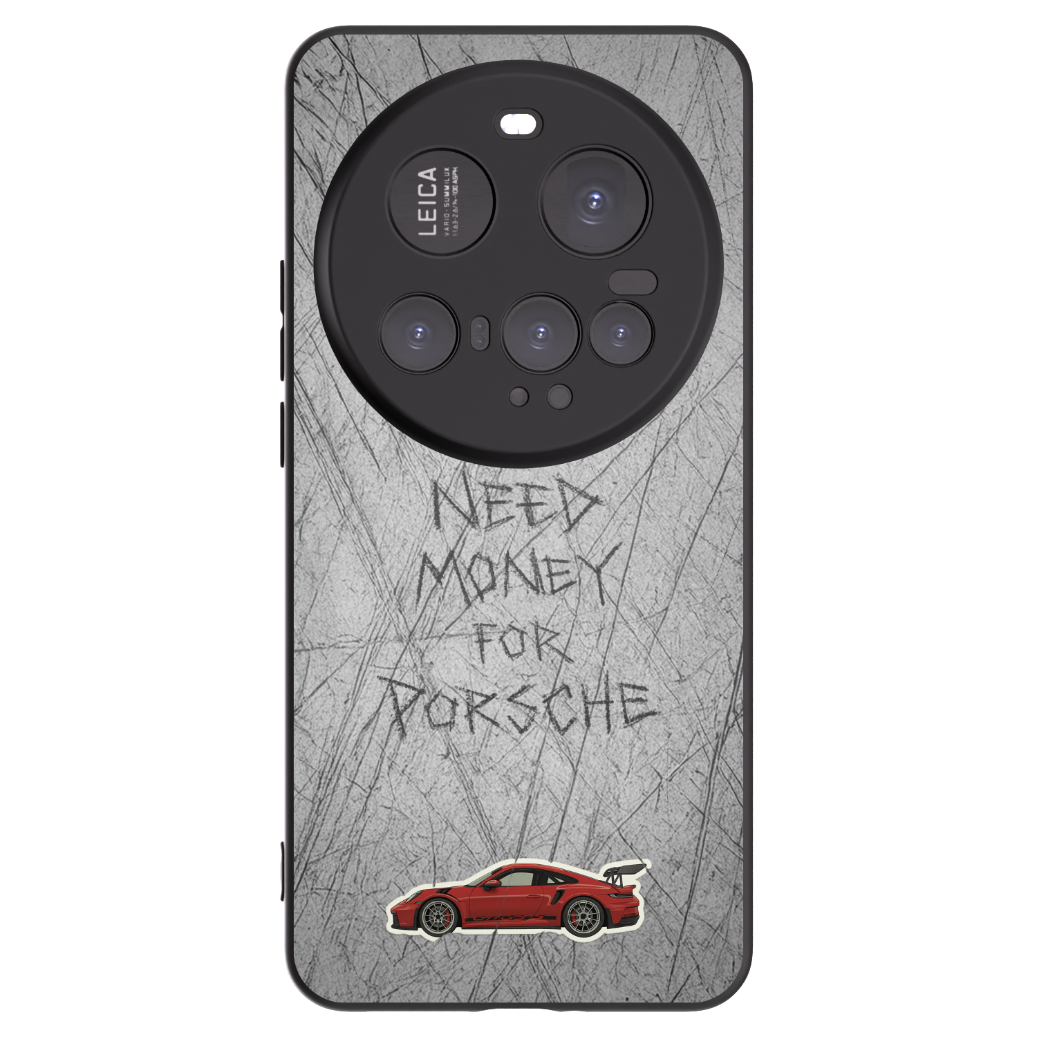 Picasee silikonowe czarne etui na Xiaomi 15 Ultra - Garage Scratch