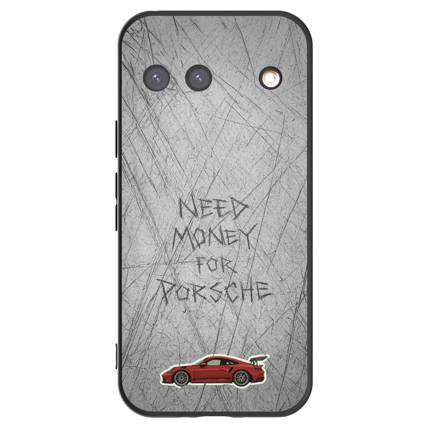 Picasee silikonowe czarne etui na Google Pixel 9 - Garage Scratch