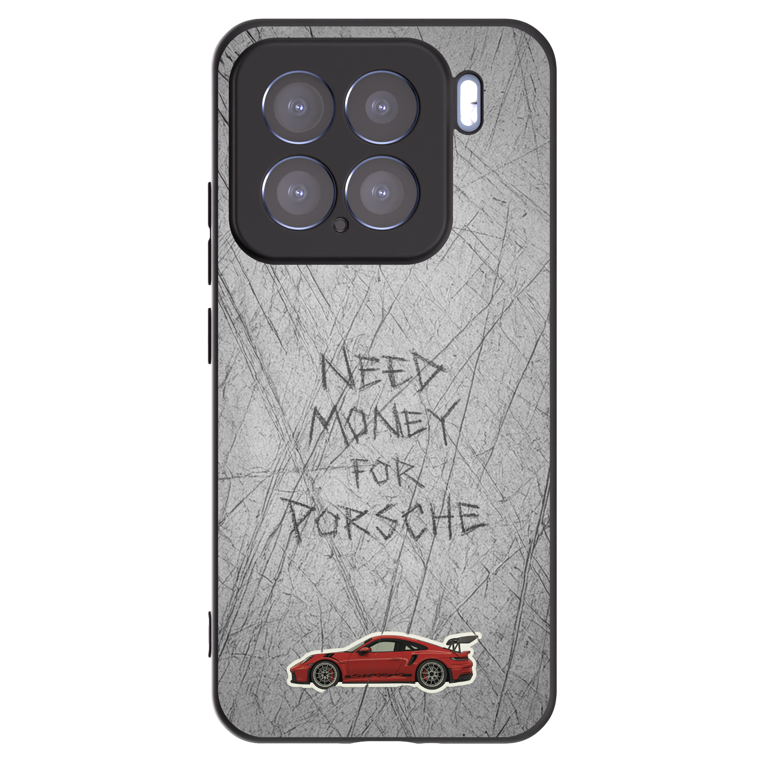 Picasee silikonowe czarne etui na Xiaomi 15 - Garage Scratch