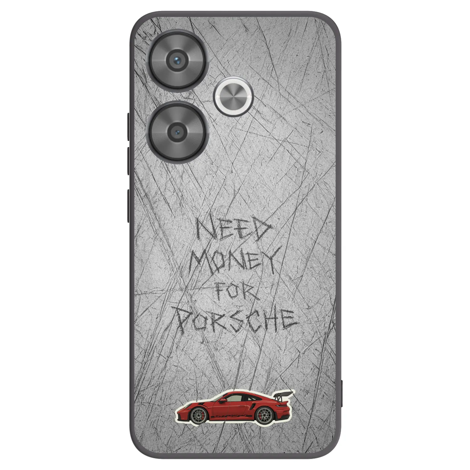 Picasee silikonowe czarne etui na Xiaomi Poco F6 - Garage Scratch