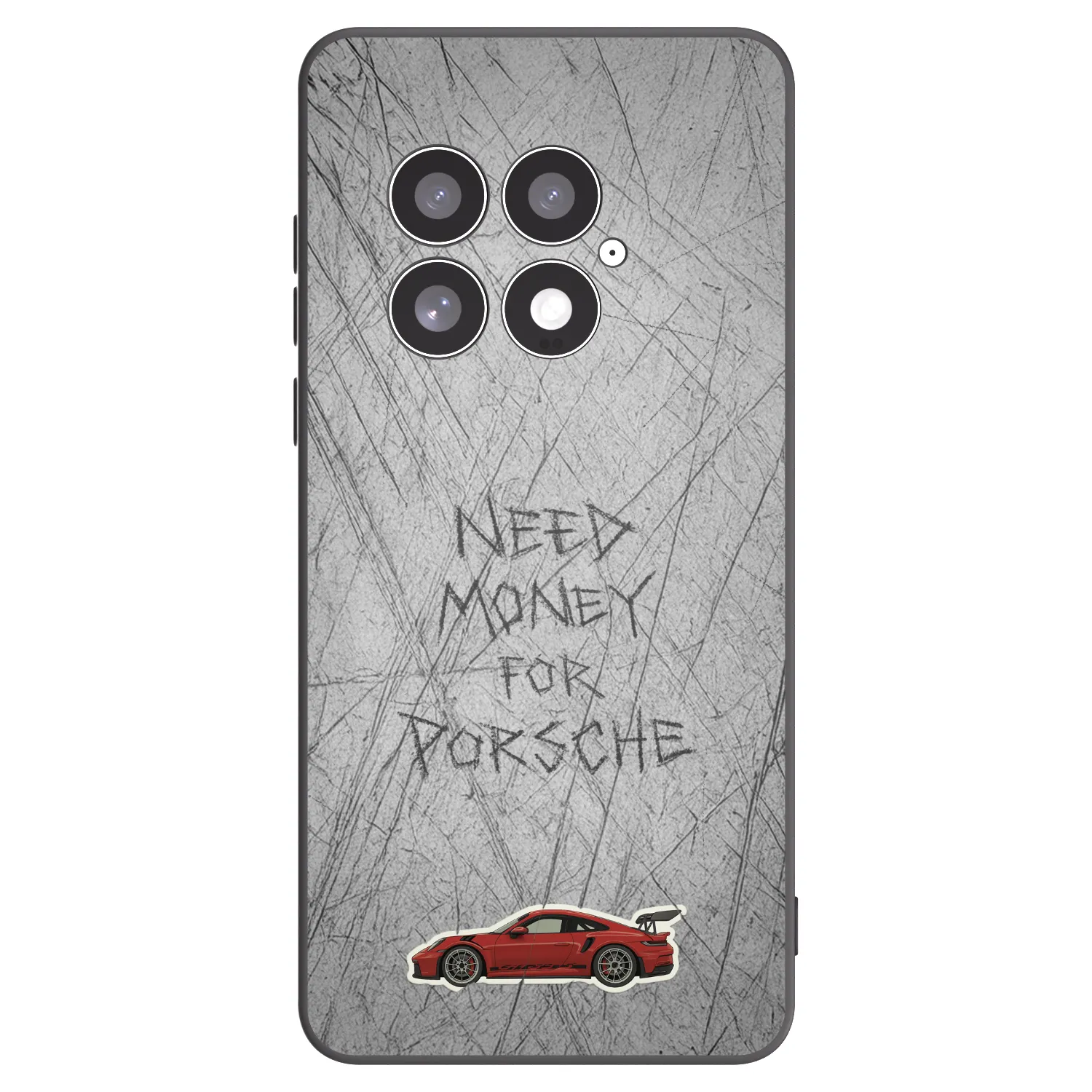 Picasee silikonowe czarne etui na OnePlus 13 5G - Garage Scratch