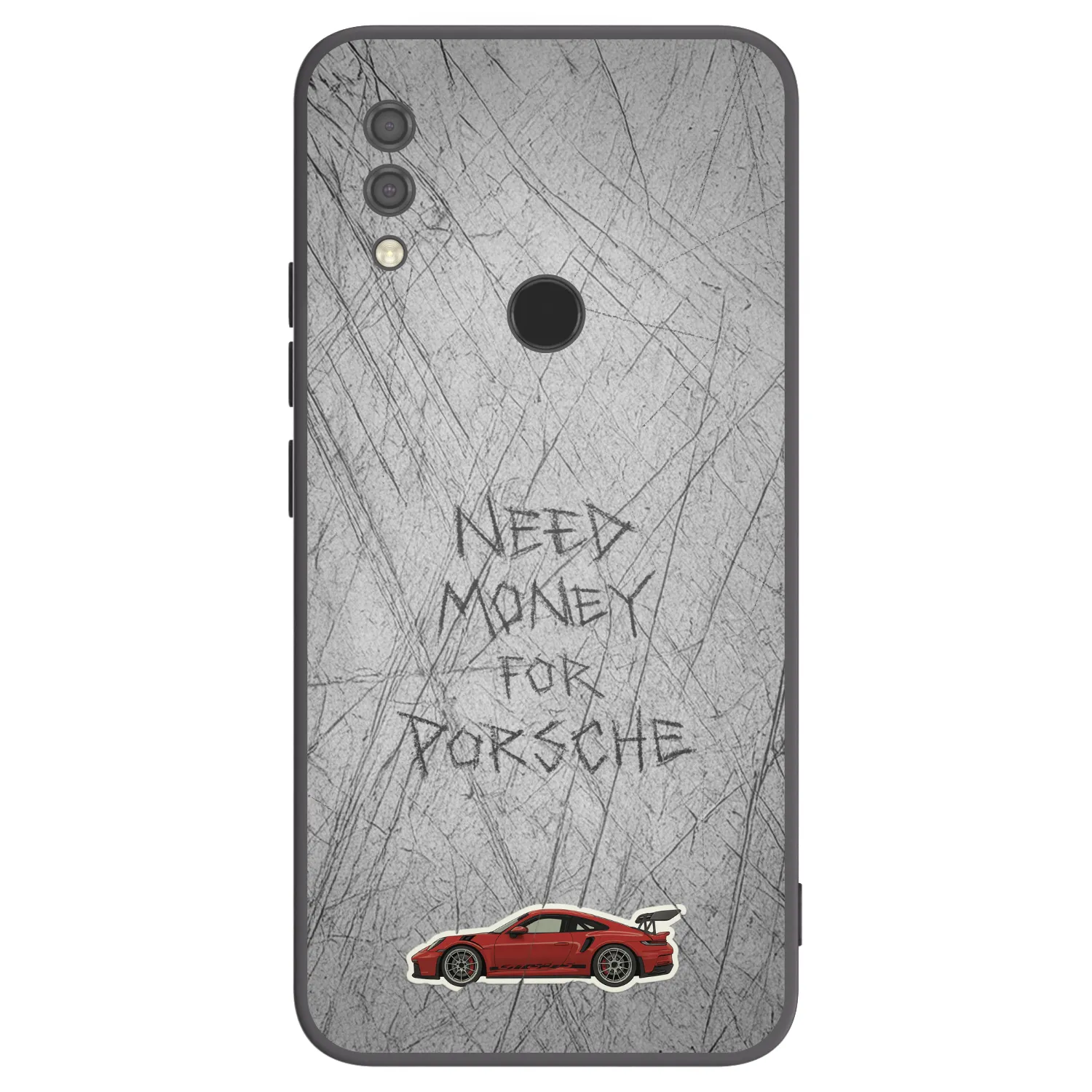 Picasee silikonowe czarne etui na Xiaomi Redmi 7 - Garage Scratch