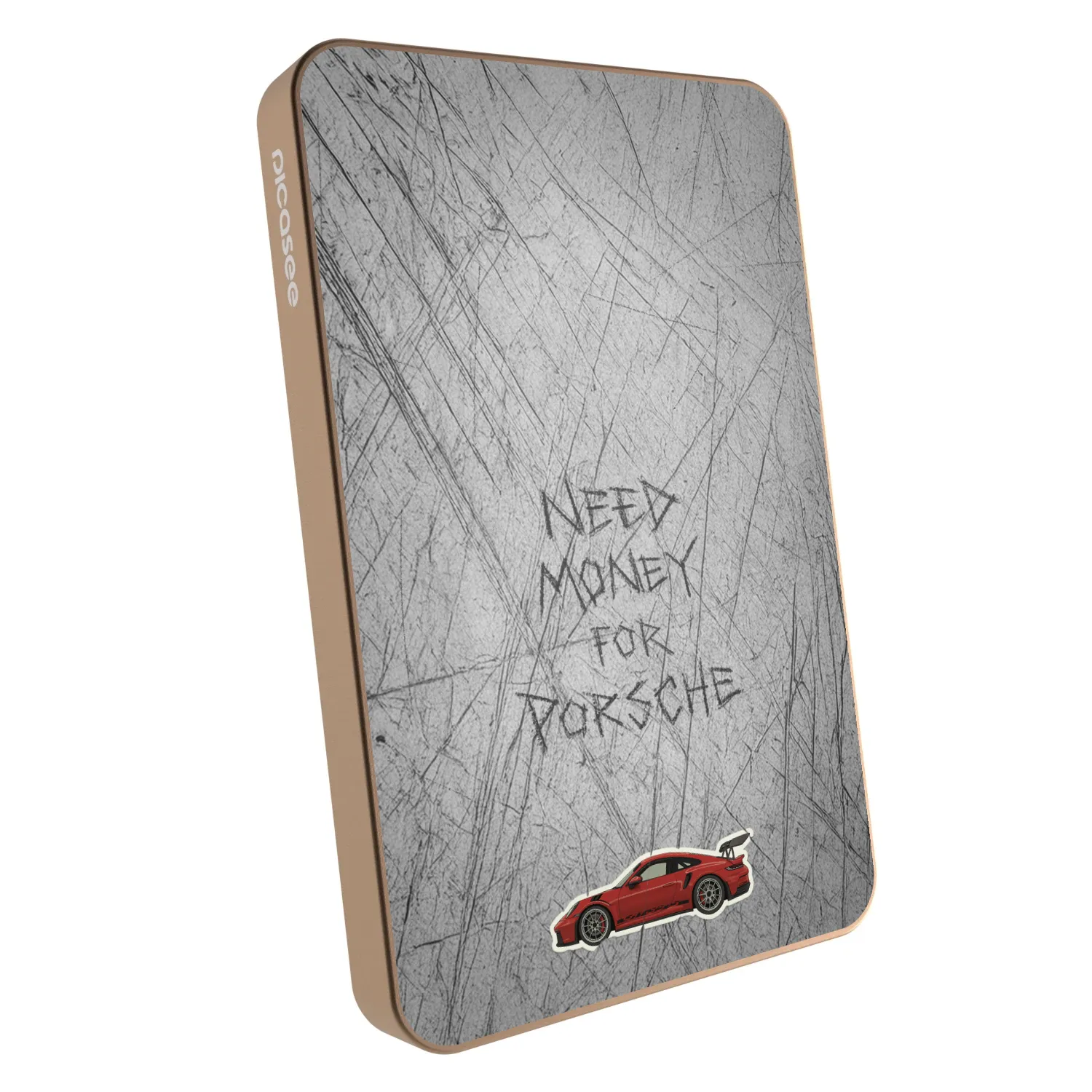 Picasee Powerbank z MagSafe 5 000 mAh Złoty - Garage Scratch
