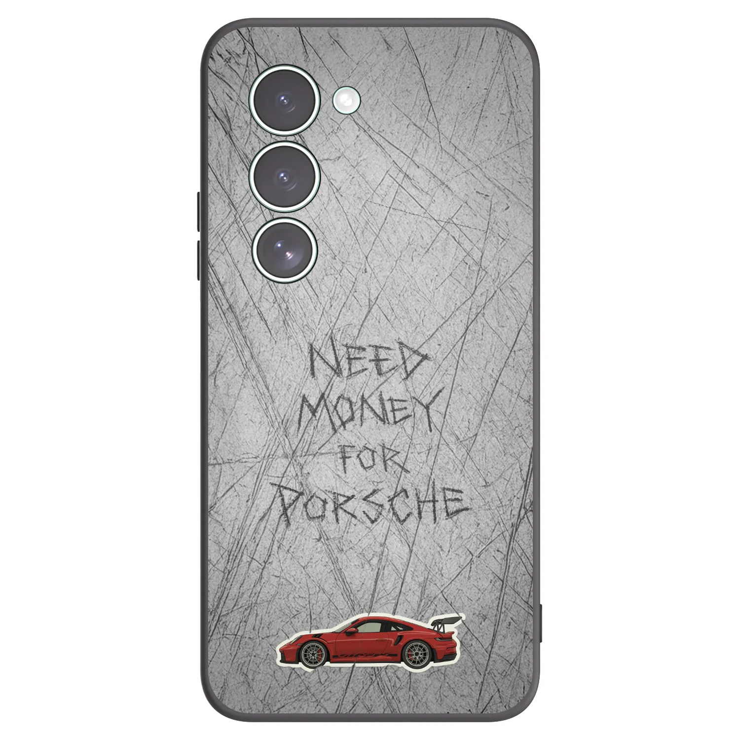 Picasee silikonowe czarne etui na Xiaomi Redmi 15 5G - Garage Scratch