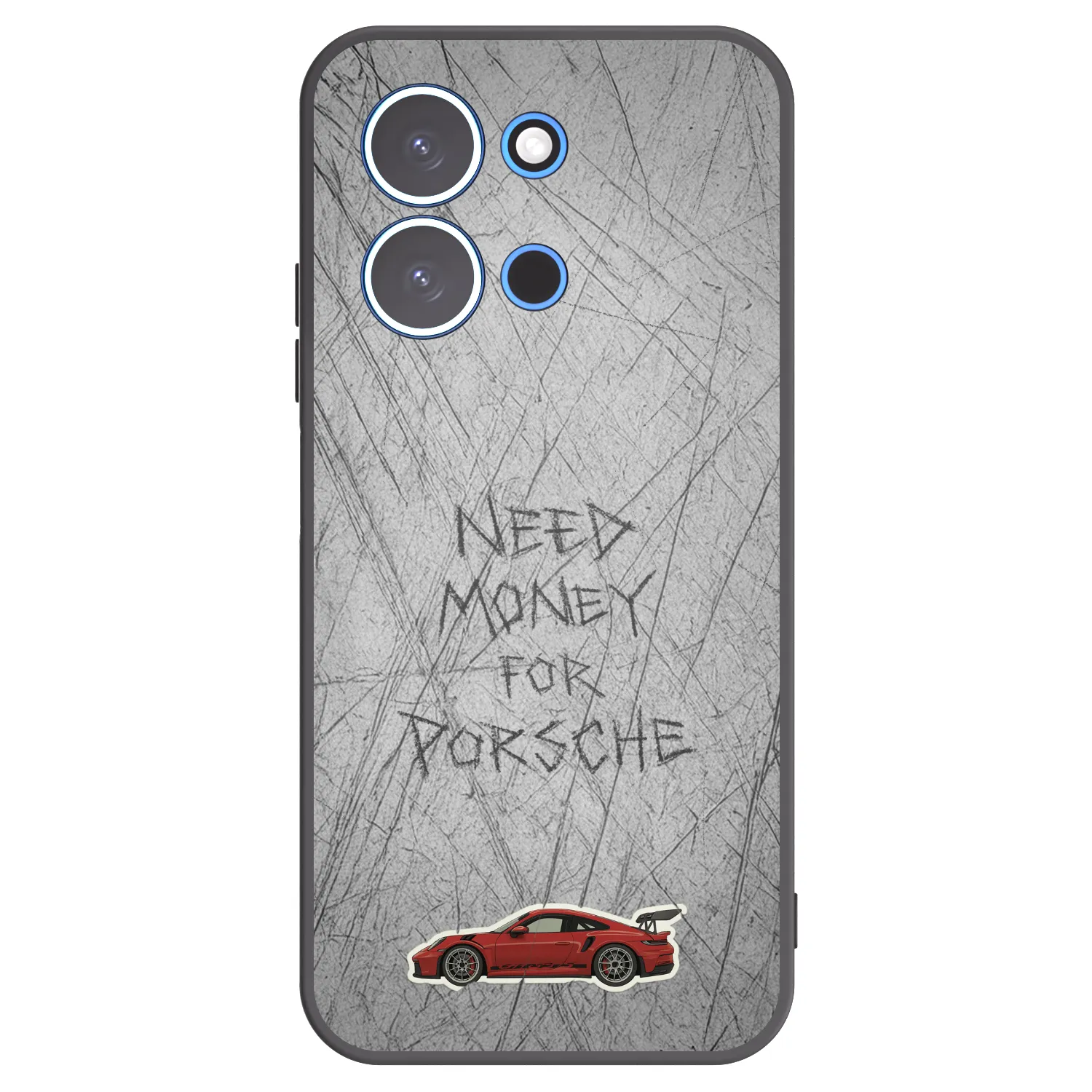 Picasee silikonowe czarne etui na Xiaomi Redmi 15C 4G - Garage Scratch