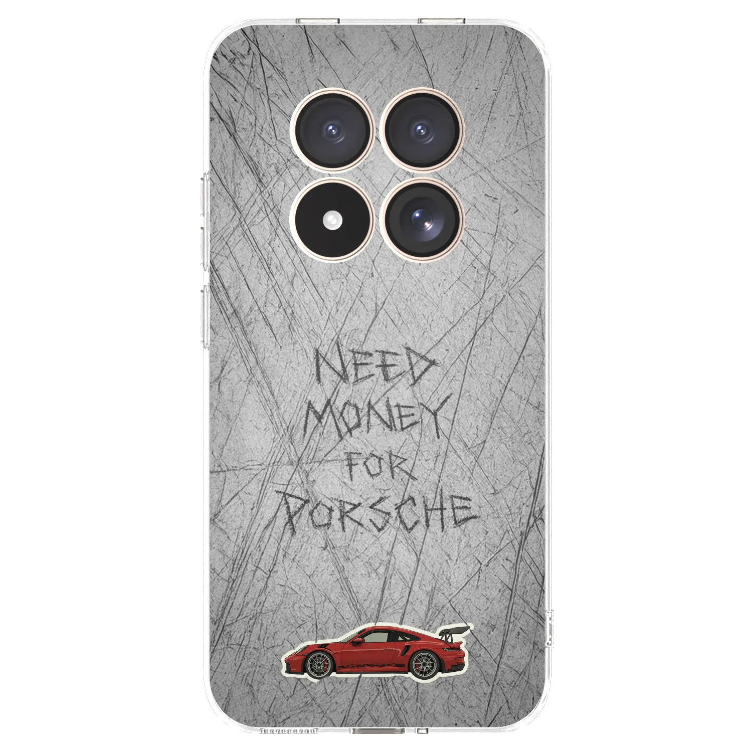 Picasee silikonowe przeźroczyste etui na Xiaomi Redmi Note 15 Pro 4G - Garage Scratch