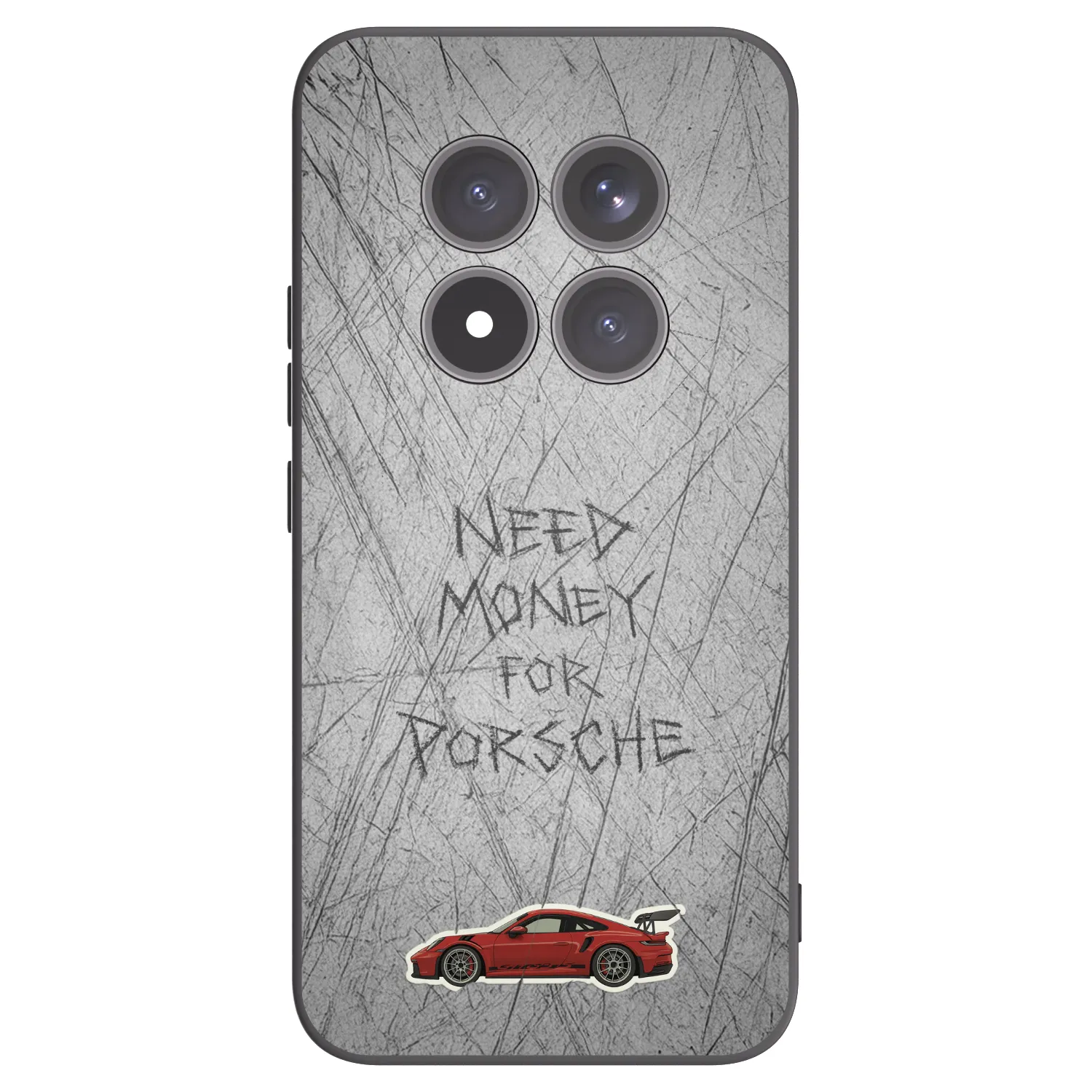 Picasee silikonowe czarne etui na Xiaomi Redmi Note 15 Pro+ - Garage Scratch