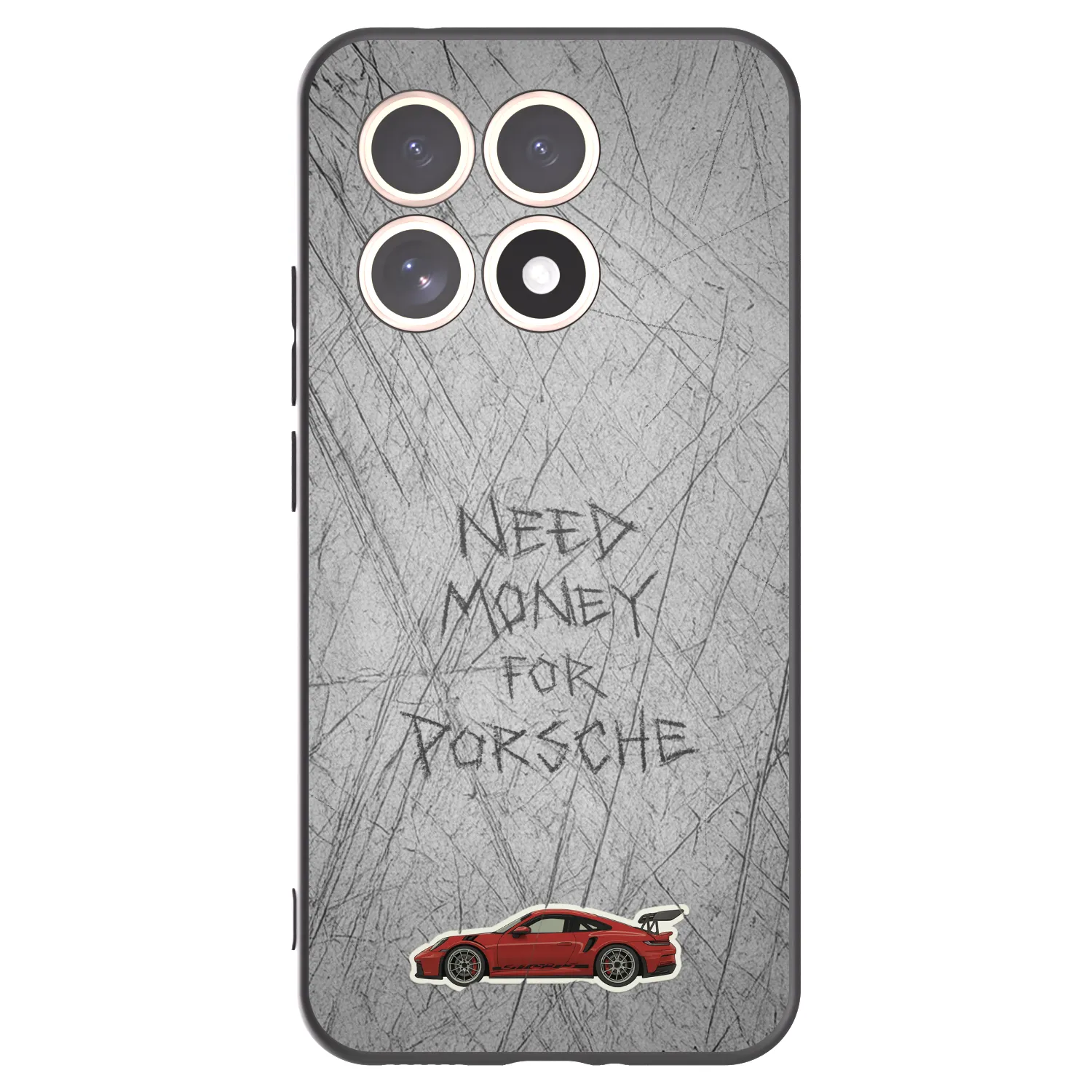 Picasee silikonowe czarne etui na Xiaomi 15T - Garage Scratch
