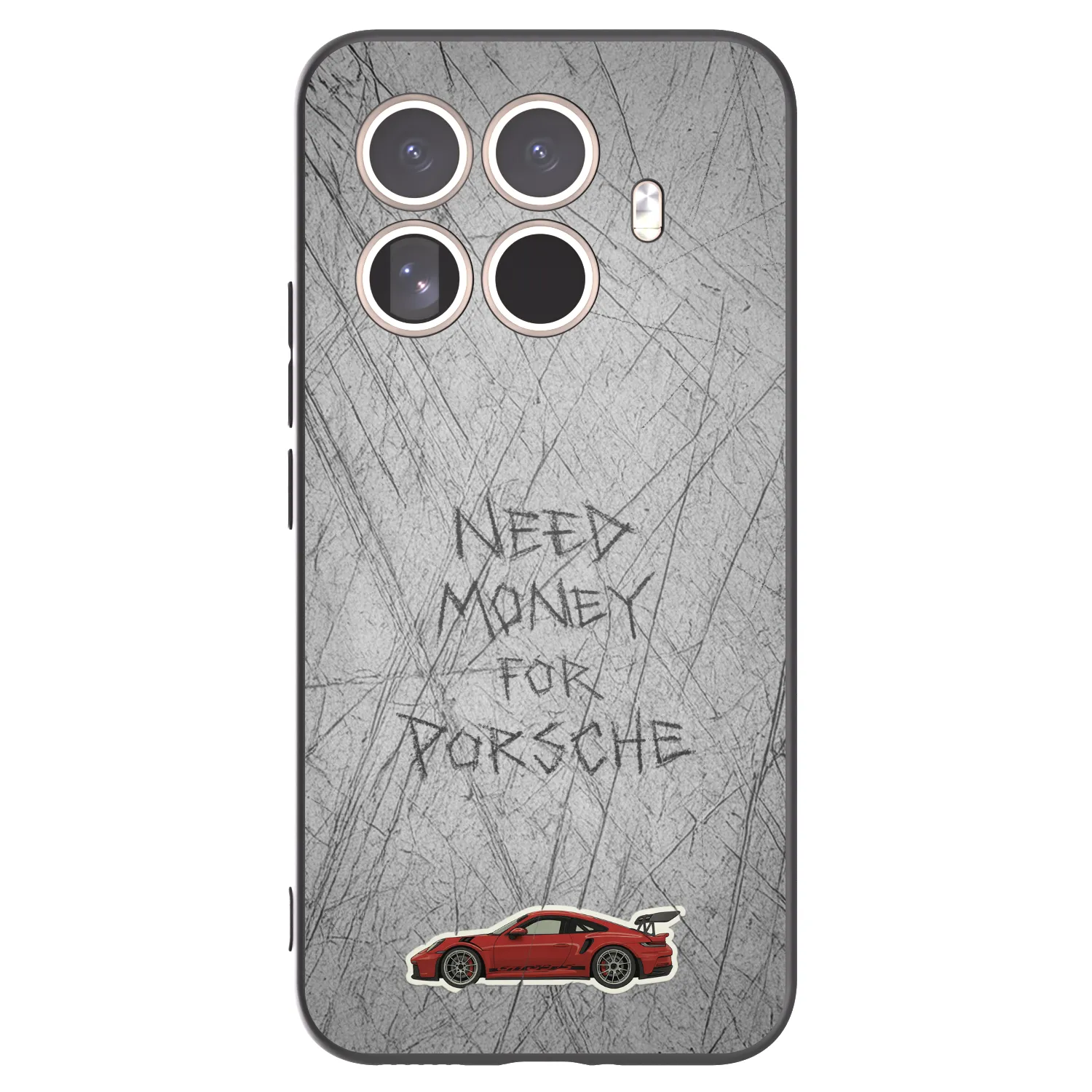 Picasee silikonowe czarne etui na Xiaomi 15T Pro - Garage Scratch