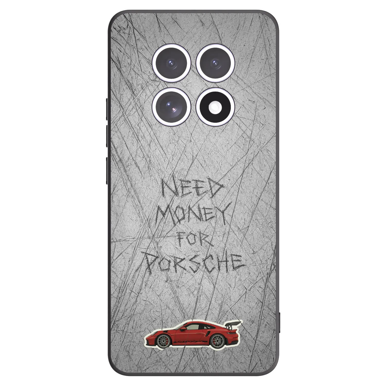 Picasee silikonowe czarne etui na Xiaomi Redmi Note 15 4G - Garage Scratch