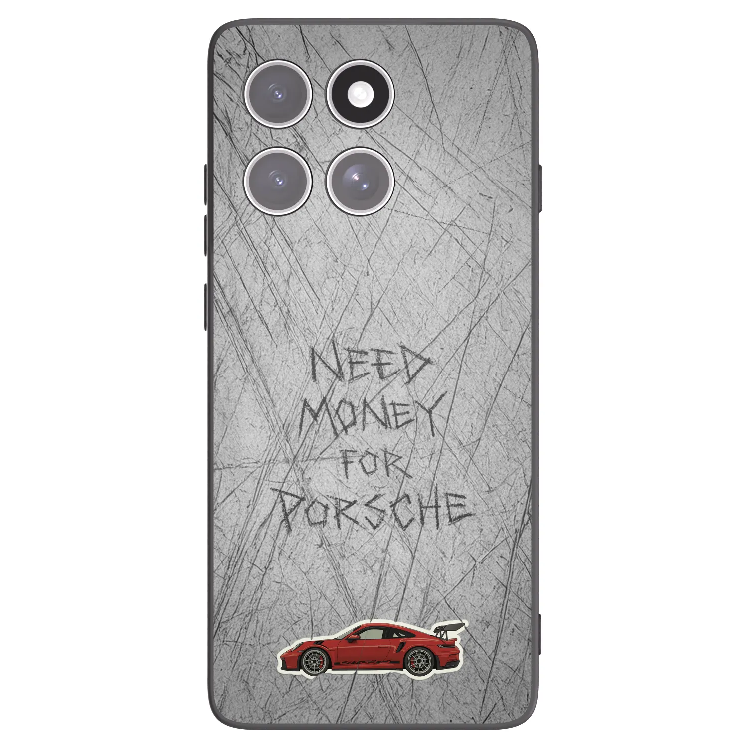 Picasee silikonowe czarne etui na Motorola Edge 60 Fusion - Garage Scratch