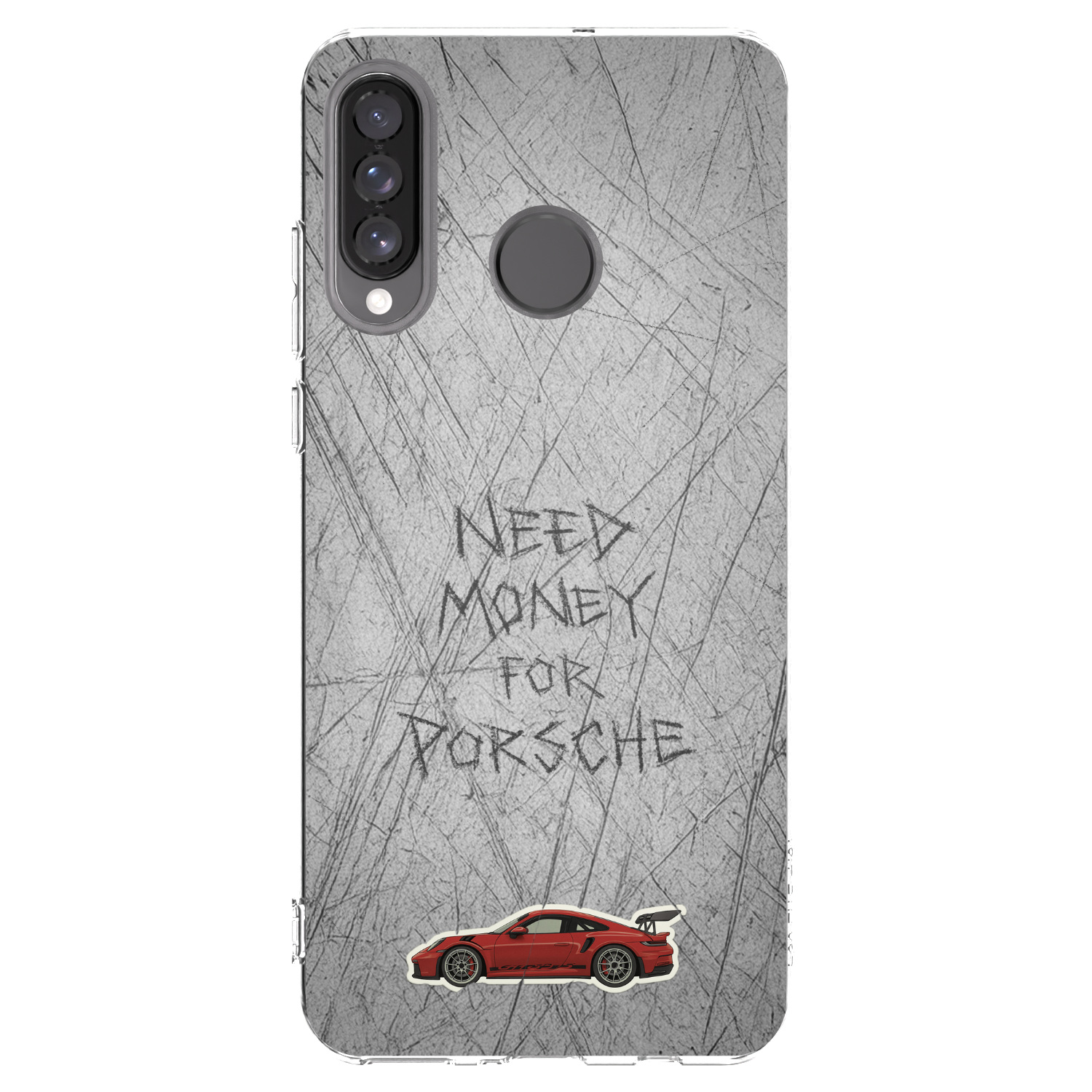 Picasee silikonowe przeźroczyste etui na Huawei P30 Lite - Garage Scratch