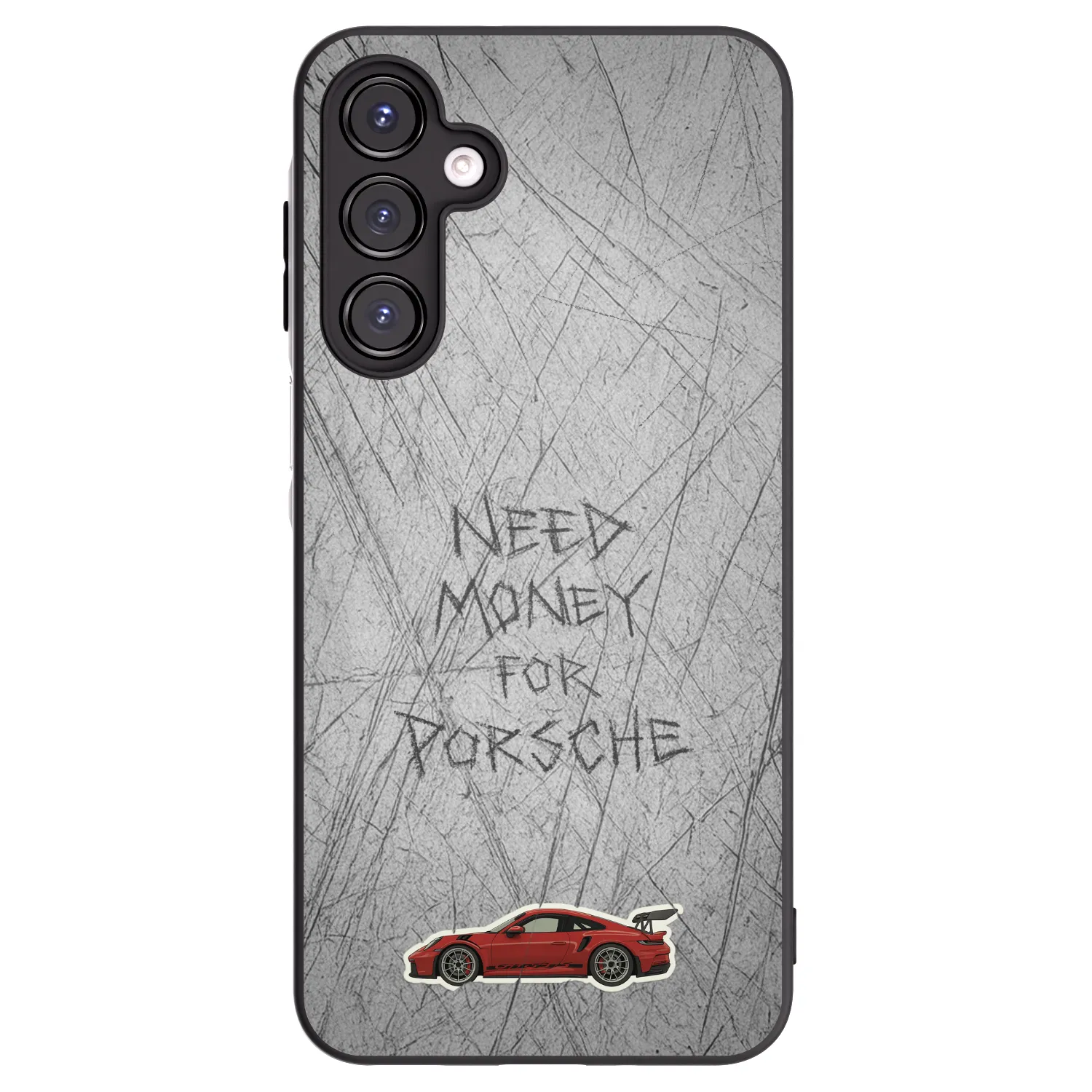 Picasee silikonowe czarne etui na Samsung Galaxy A16 4G - Garage Scratch
