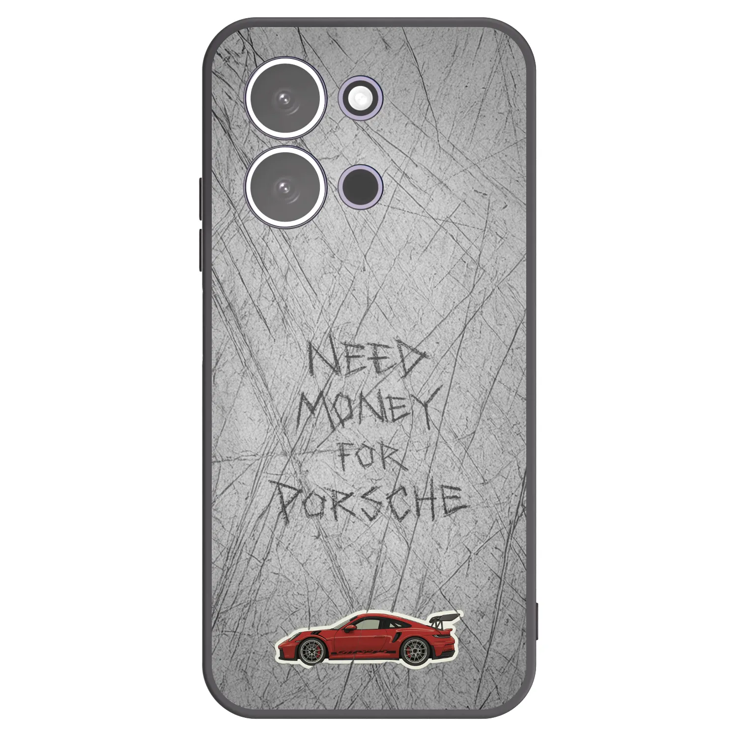 Picasee silikonowe czarne etui na Xiaomi Redmi 15C 5G - Garage Scratch