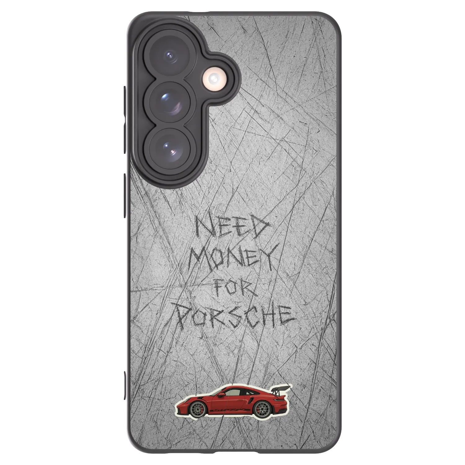 Picasee silikonowe czarne etui na Samsung Galaxy S26 - Garage Scratch