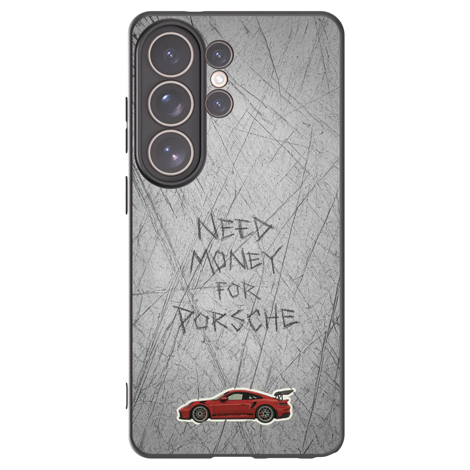 Picasee silikonowe czarne etui na Samsung Galaxy S26 Ultra - Garage Scratch