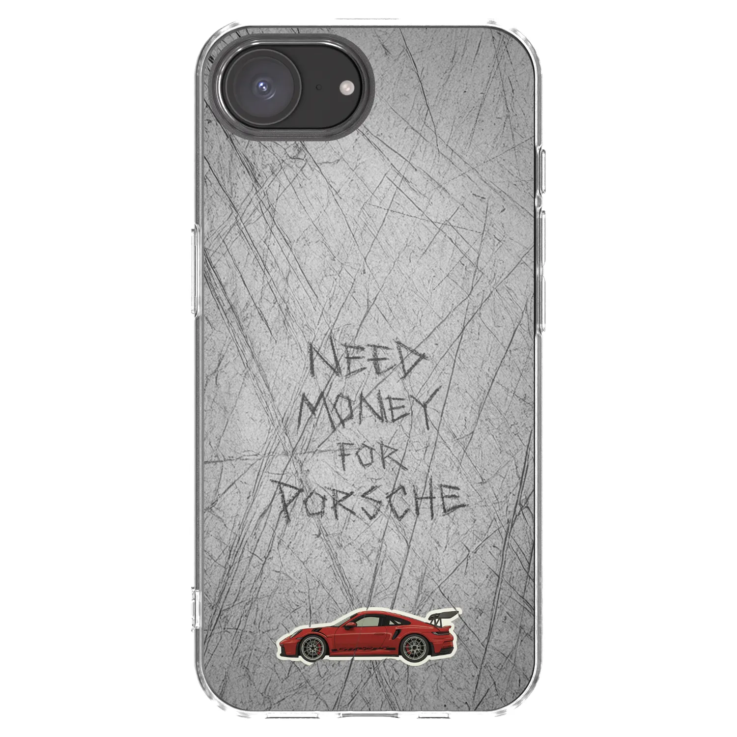 Picasee silikonowe przeźroczyste etui na Apple iPhone 17e - Garage Scratch