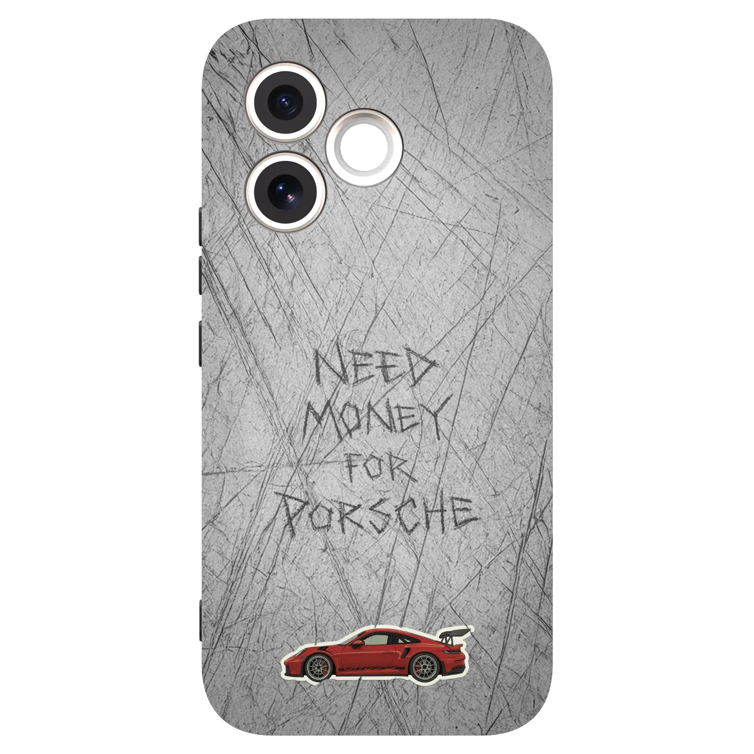 Picasee silikonowe czarne etui na Honor 600 Lite - Garage Scratch