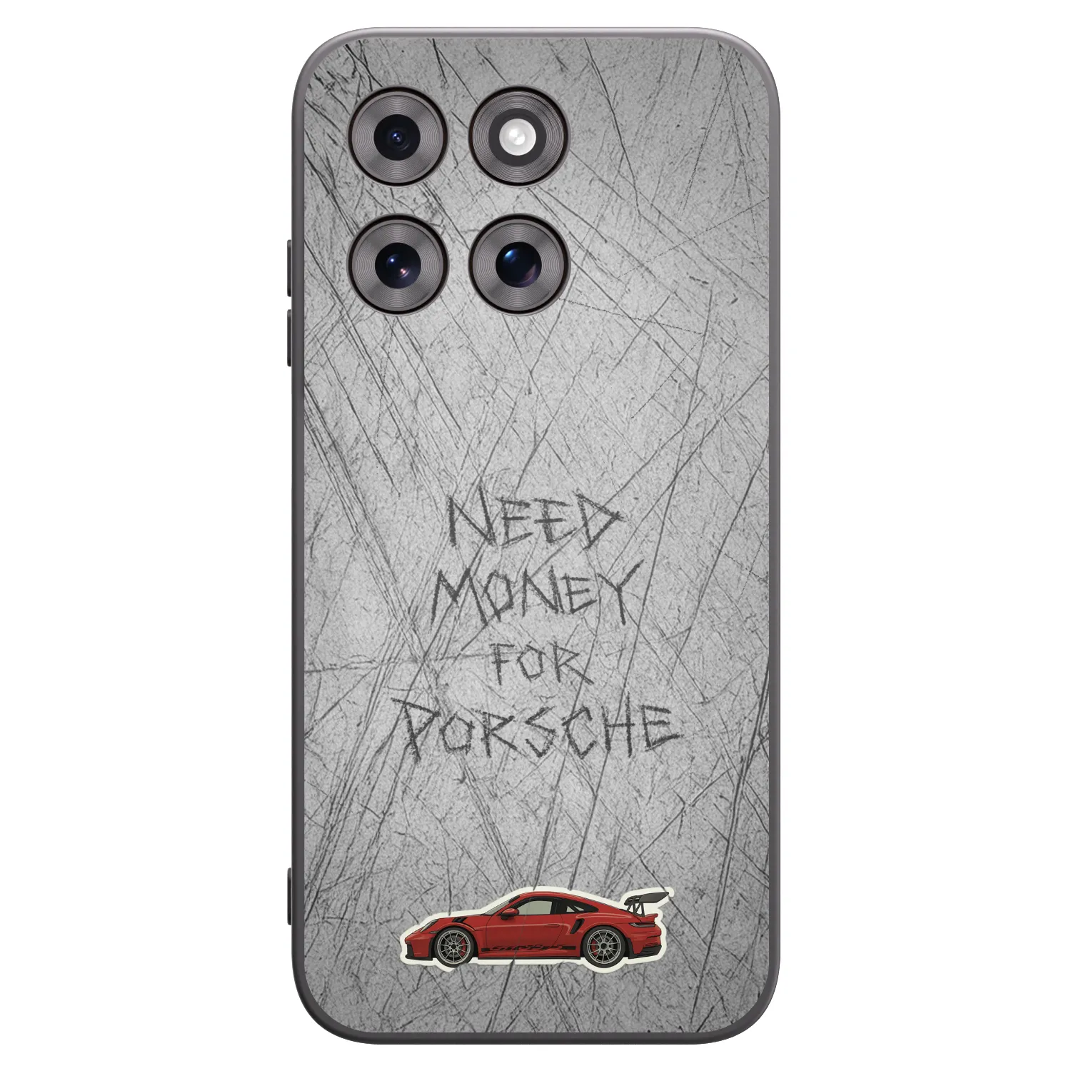 Picasee silikonowe czarne etui na Motorola Moto G77 - Garage Scratch