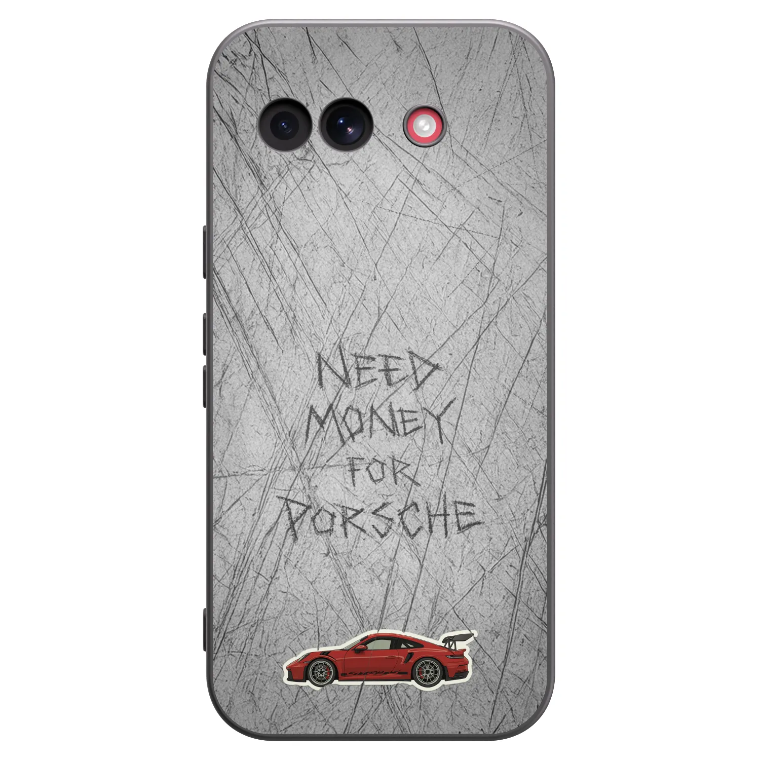 Picasee silikonowe czarne etui na Google Pixel 10a - Garage Scratch