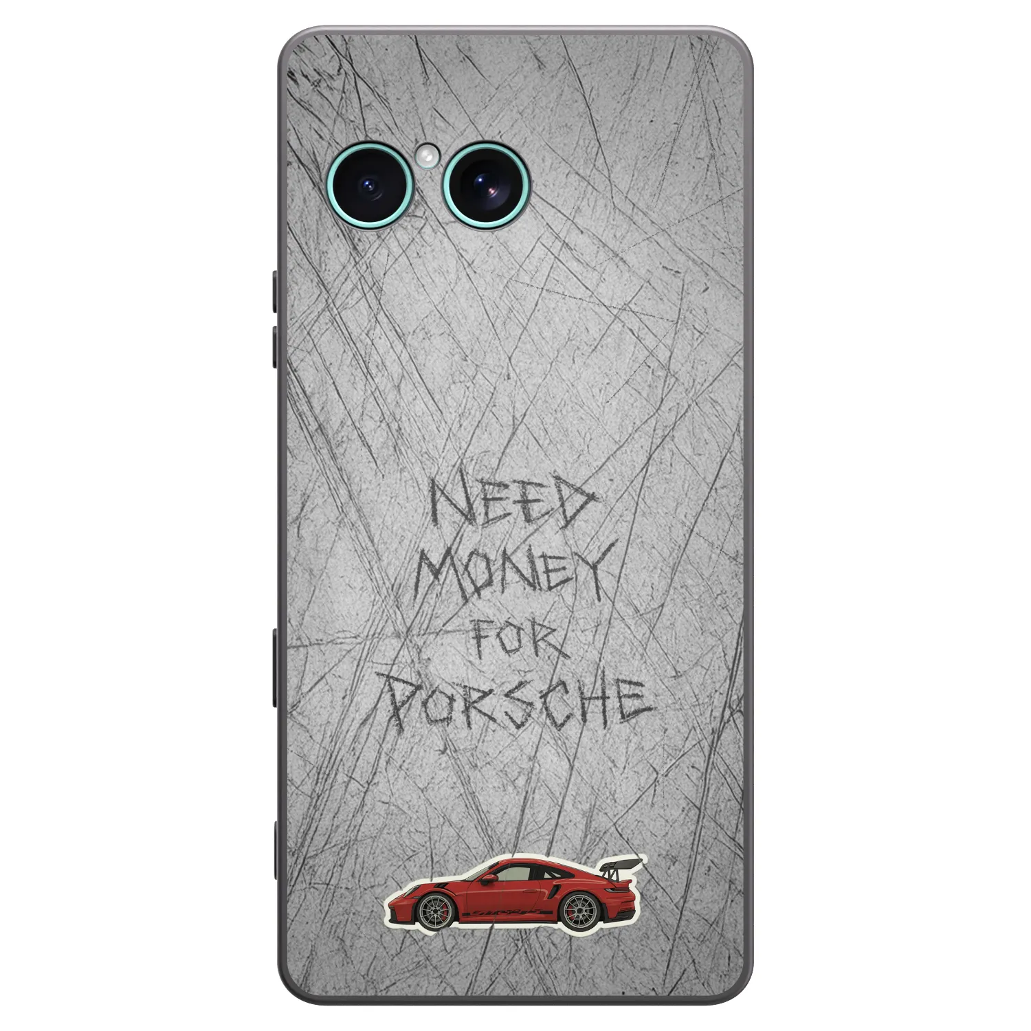 Picasee silikonowe czarne etui na Sony Xperia 10 VII - Garage Scratch