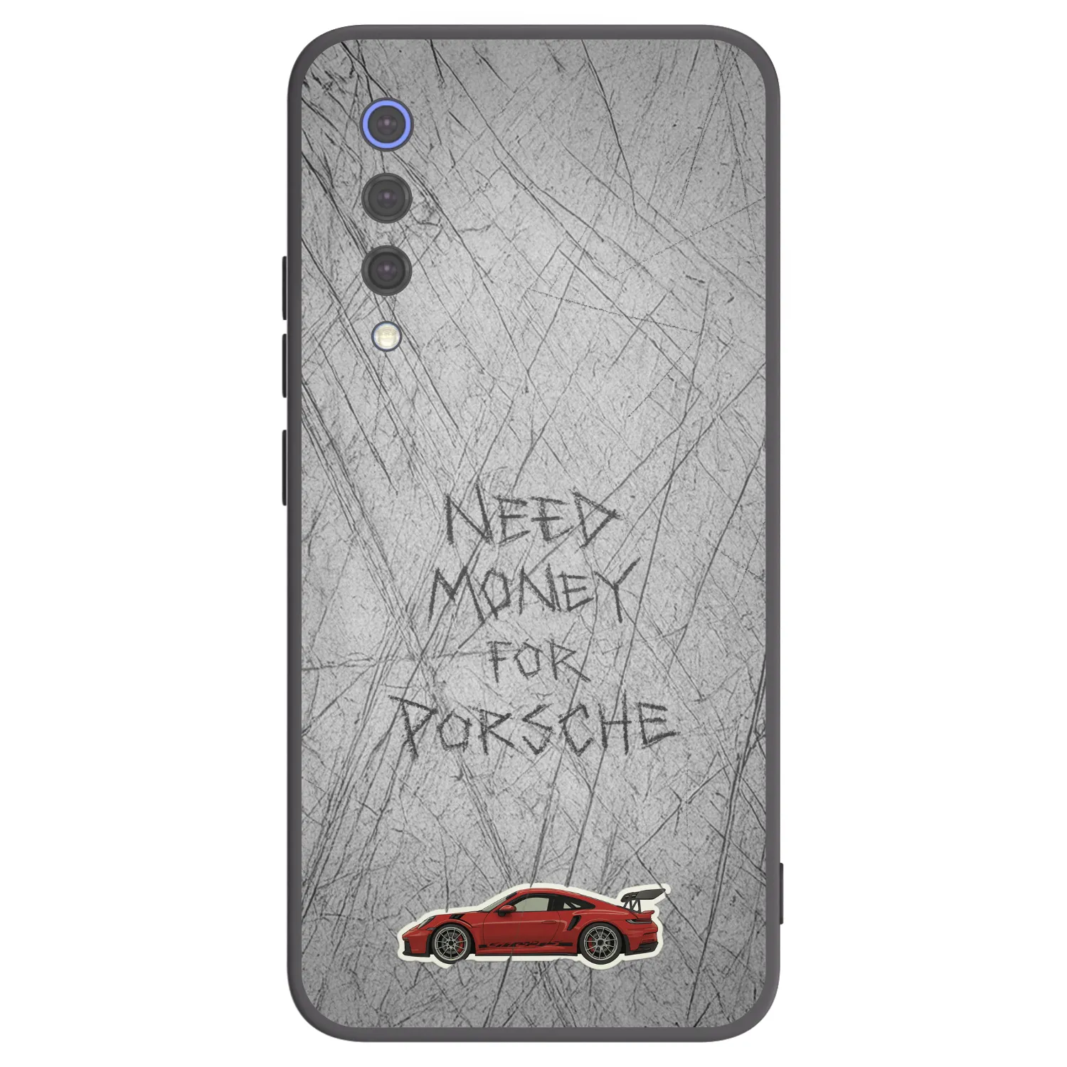 Picasee silikonowe czarne etui na Xiaomi Mi 9 SE - Garage Scratch