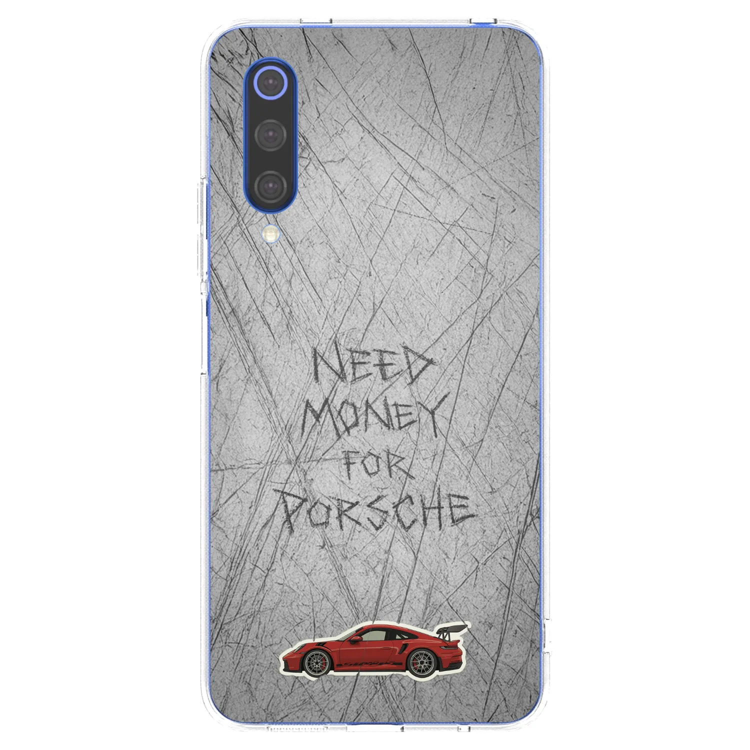 Picasee silikonowe przeźroczyste etui na Xiaomi Mi 9 SE - Garage Scratch