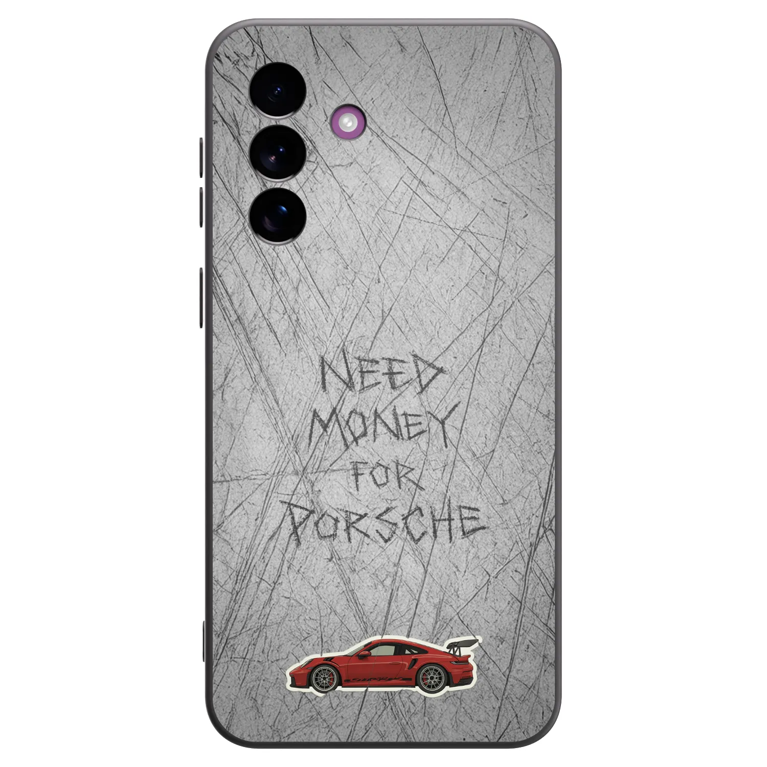 Picasee silikonowe czarne etui na Samsung Galaxy A37 - Garage Scratch