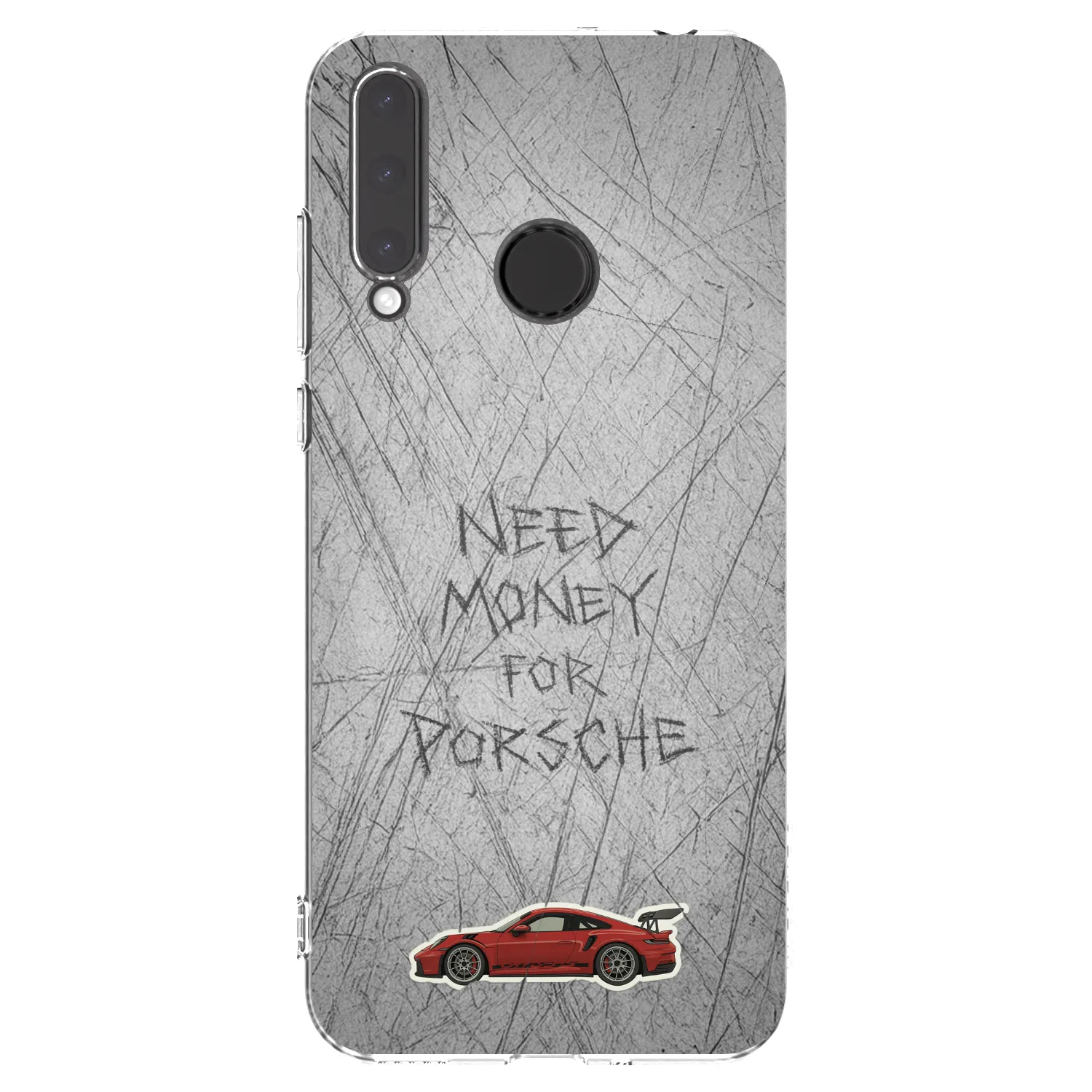 Picasee silikonowe przeźroczyste etui na Honor 20 Lite - Garage Scratch