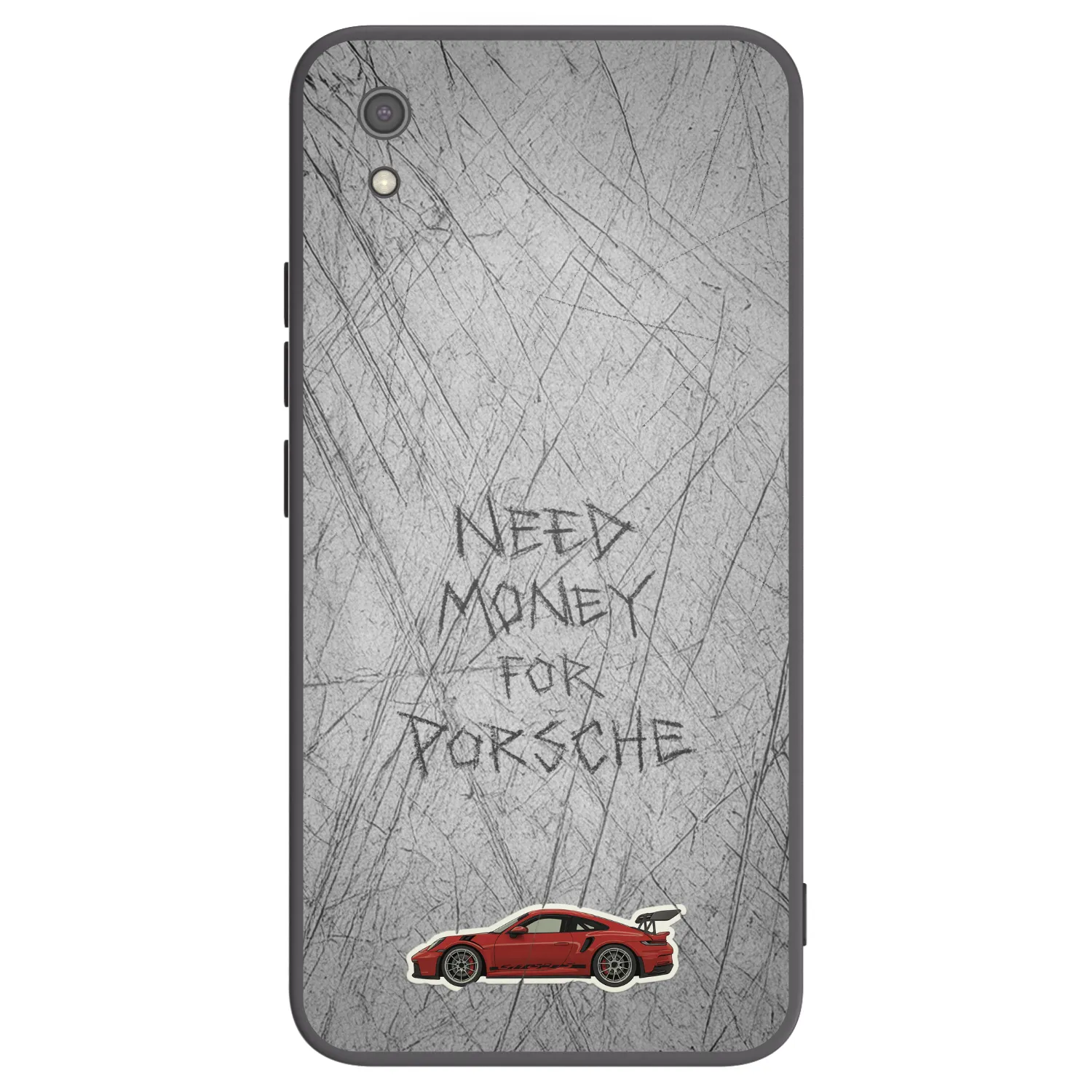 Picasee silikonowe czarne etui na Xiaomi Redmi 7A - Garage Scratch