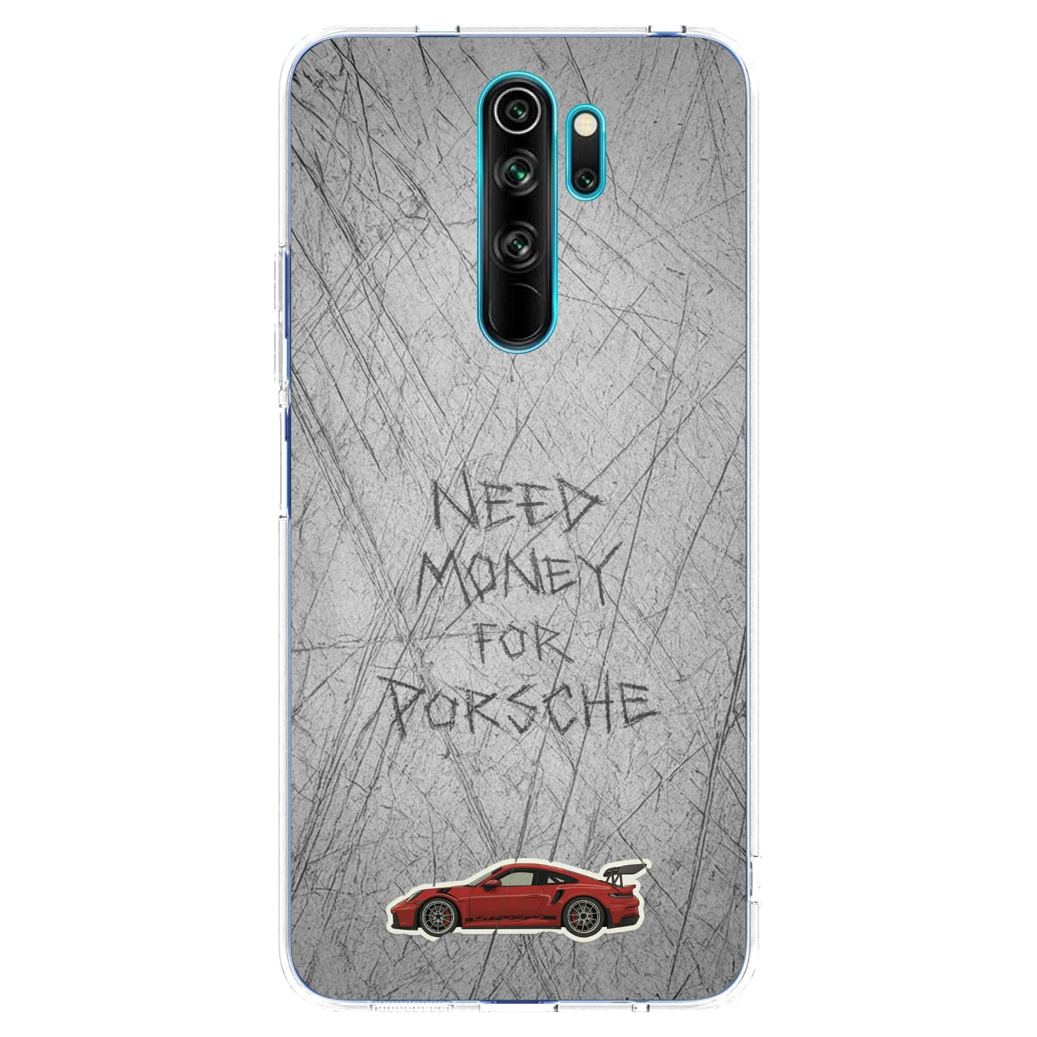 Picasee silikonowe przeźroczyste etui na Xiaomi Redmi Note 8 Pro - Garage Scratch