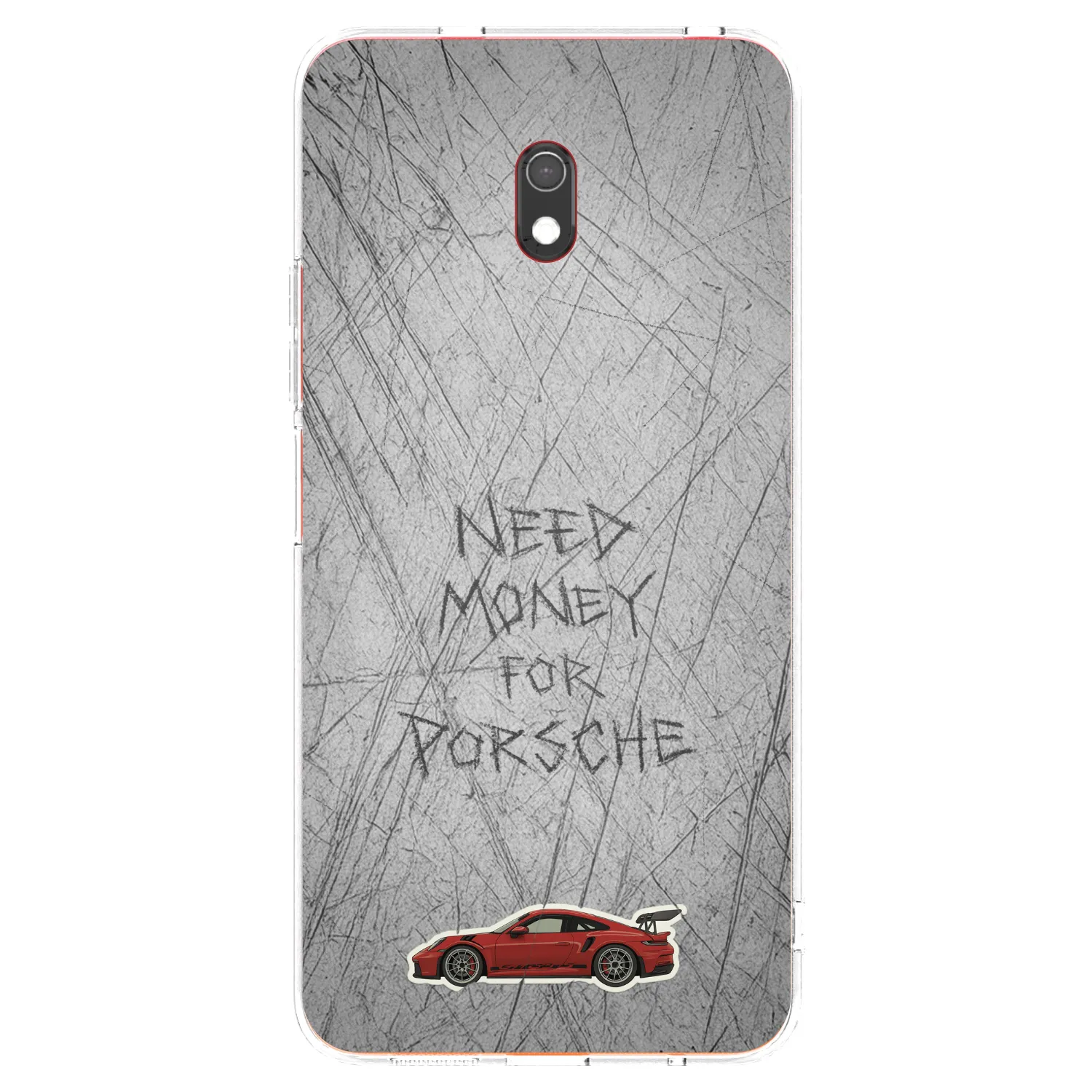 Picasee silikonowe przeźroczyste etui na Xiaomi Redmi 8A - Garage Scratch