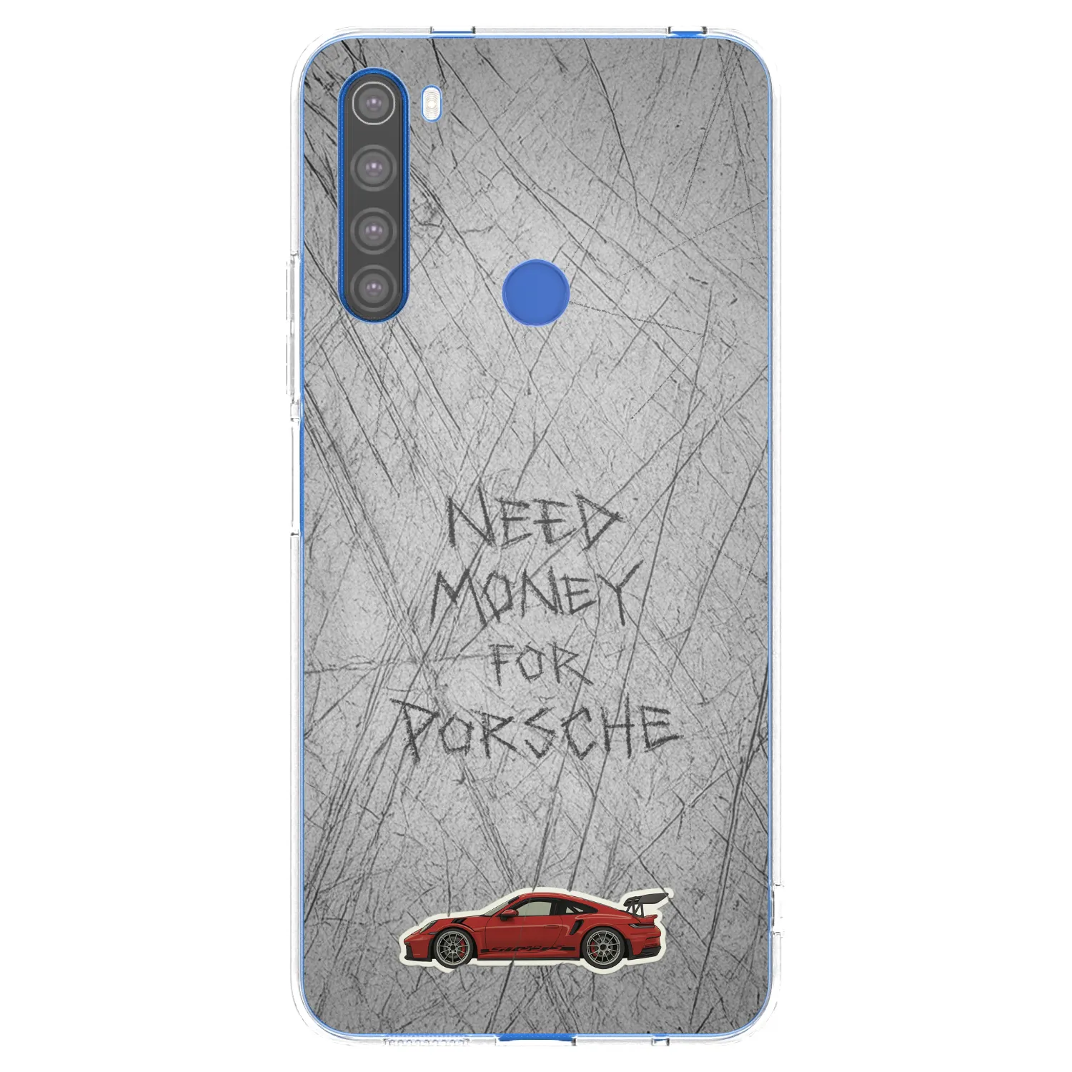 Picasee silikonowe przeźroczyste etui na Xiaomi Redmi Note 8T - Garage Scratch