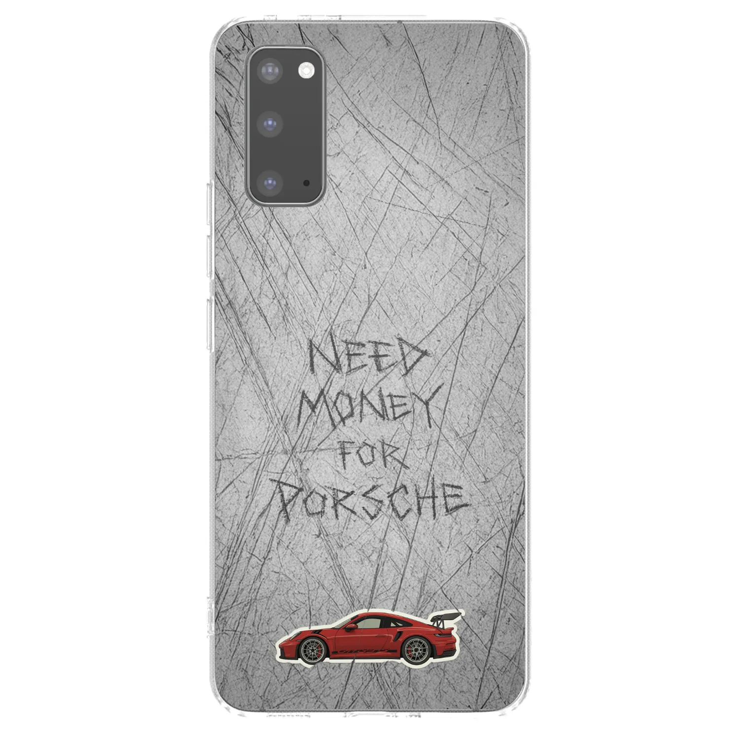Picasee silikonowe przeźroczyste etui na Samsung Galaxy S20 G980F - Garage Scratch