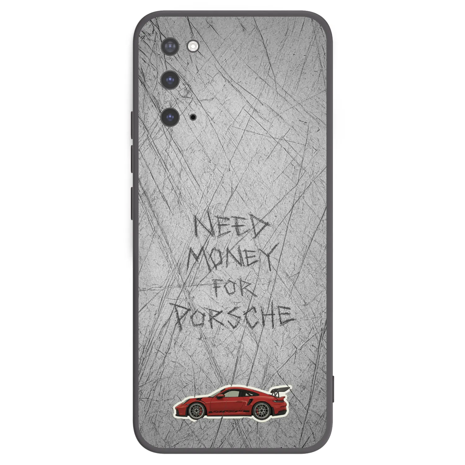 Picasee silikonowe czarne etui na Samsung Galaxy S20 G980F - Garage Scratch