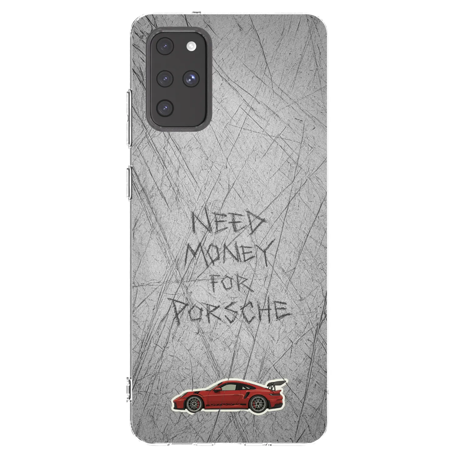 Picasee silikonowe przeźroczyste etui na Samsung Galaxy S20+ G985F - Garage Scratch