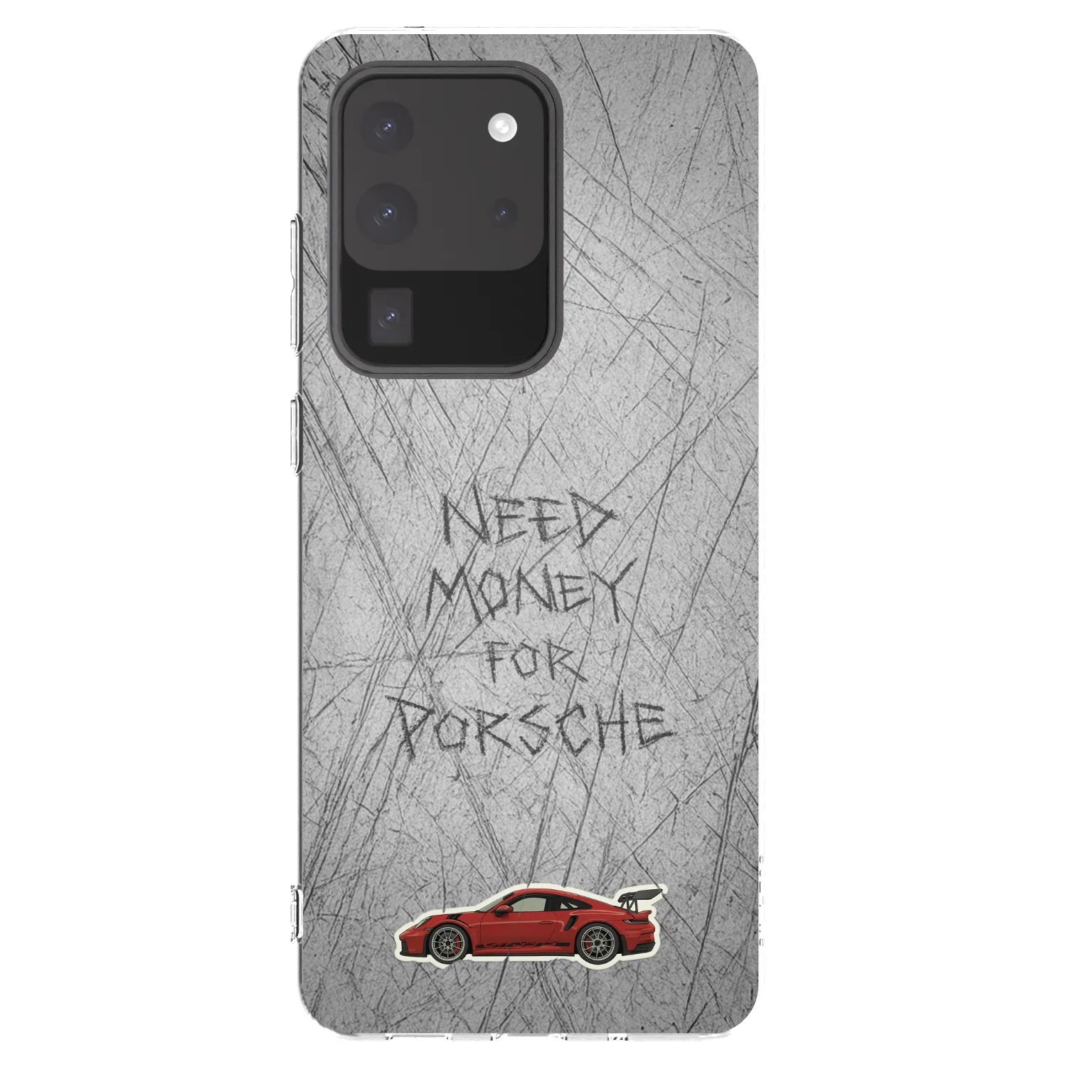Picasee silikonowe przeźroczyste etui na Samsung Galaxy S20 Ultra 5G G988F - Garage Scratch