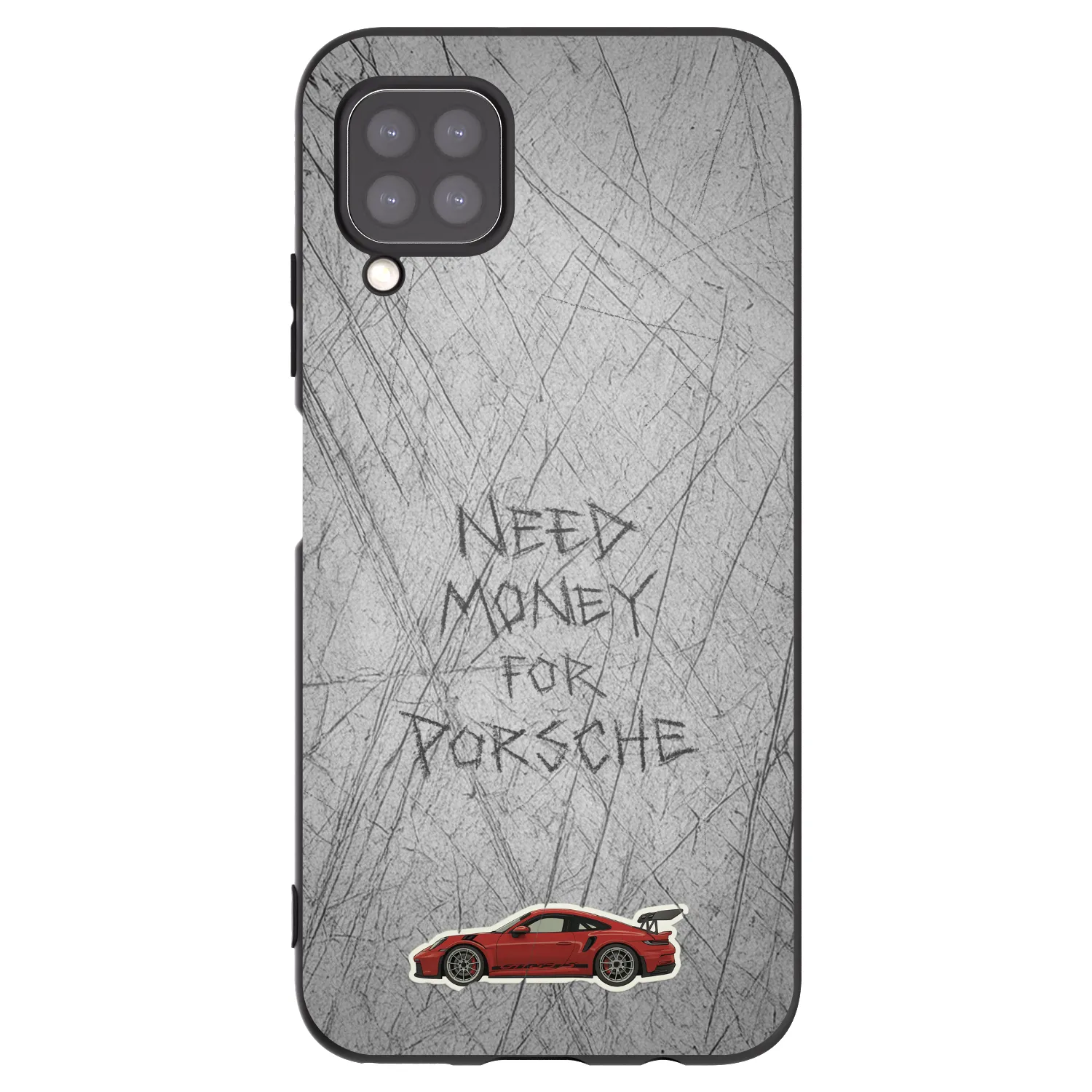 Picasee silikonowe czarne etui na Huawei P40 Lite - Garage Scratch