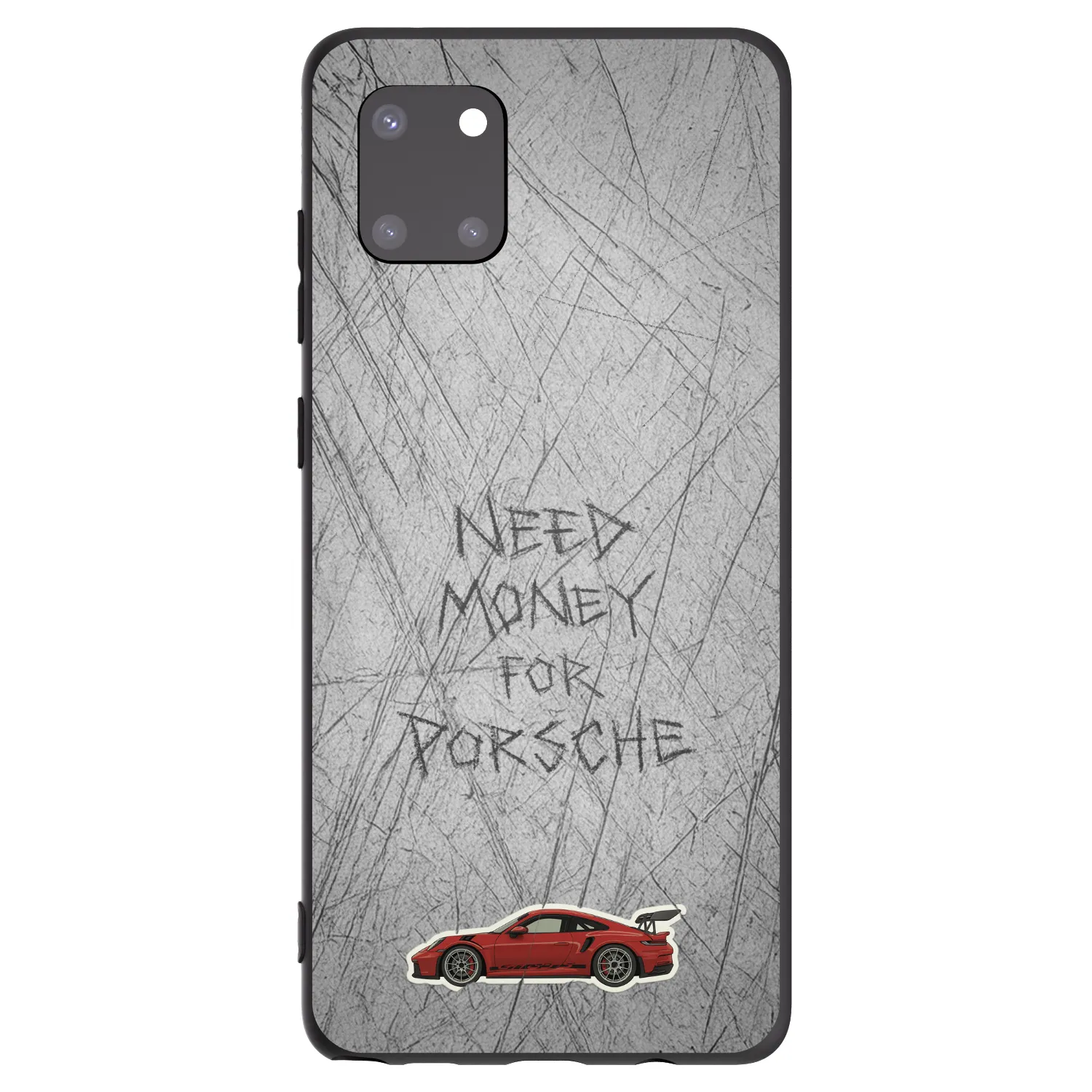 Picasee silikonowe czarne etui na Samsung Galaxy Note 10 Lite N770F - Garage Scratch
