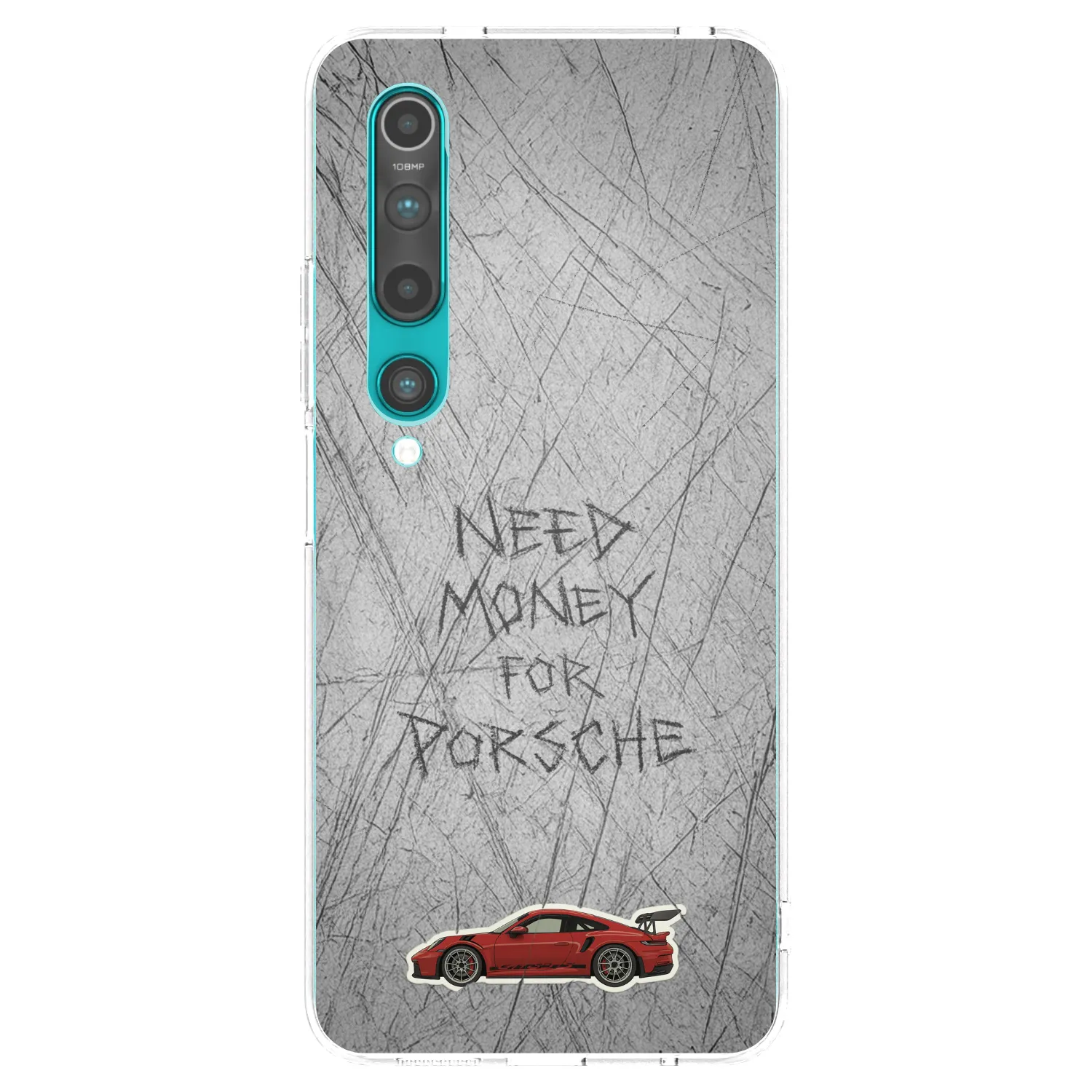 Picasee silikonowe przeźroczyste etui na Xiaomi Mi 10 - Garage Scratch